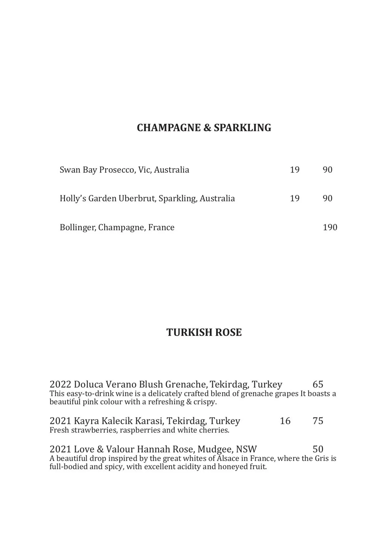 Lezzet menu, page 10