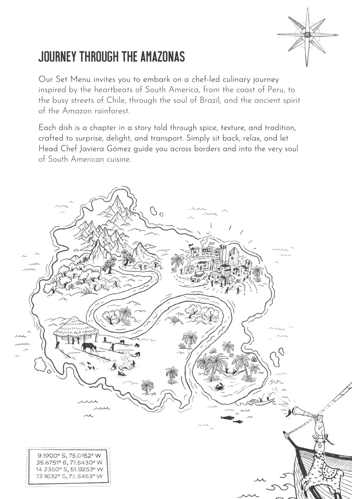 UMA Restaurant menu, page 17