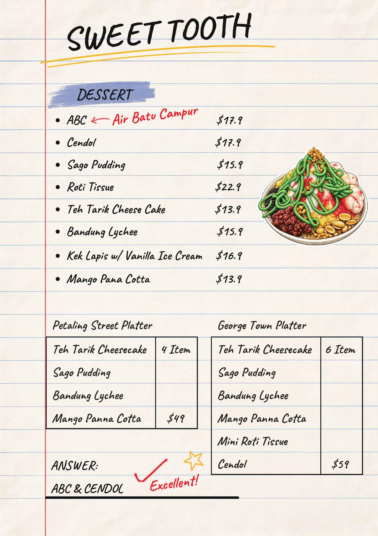 Canai by Roti Bar menu, page 16