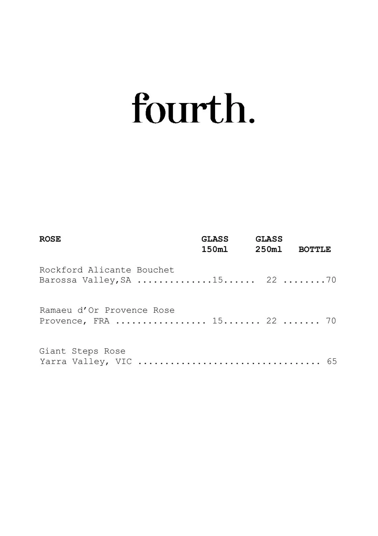 Fourth menu, page 21