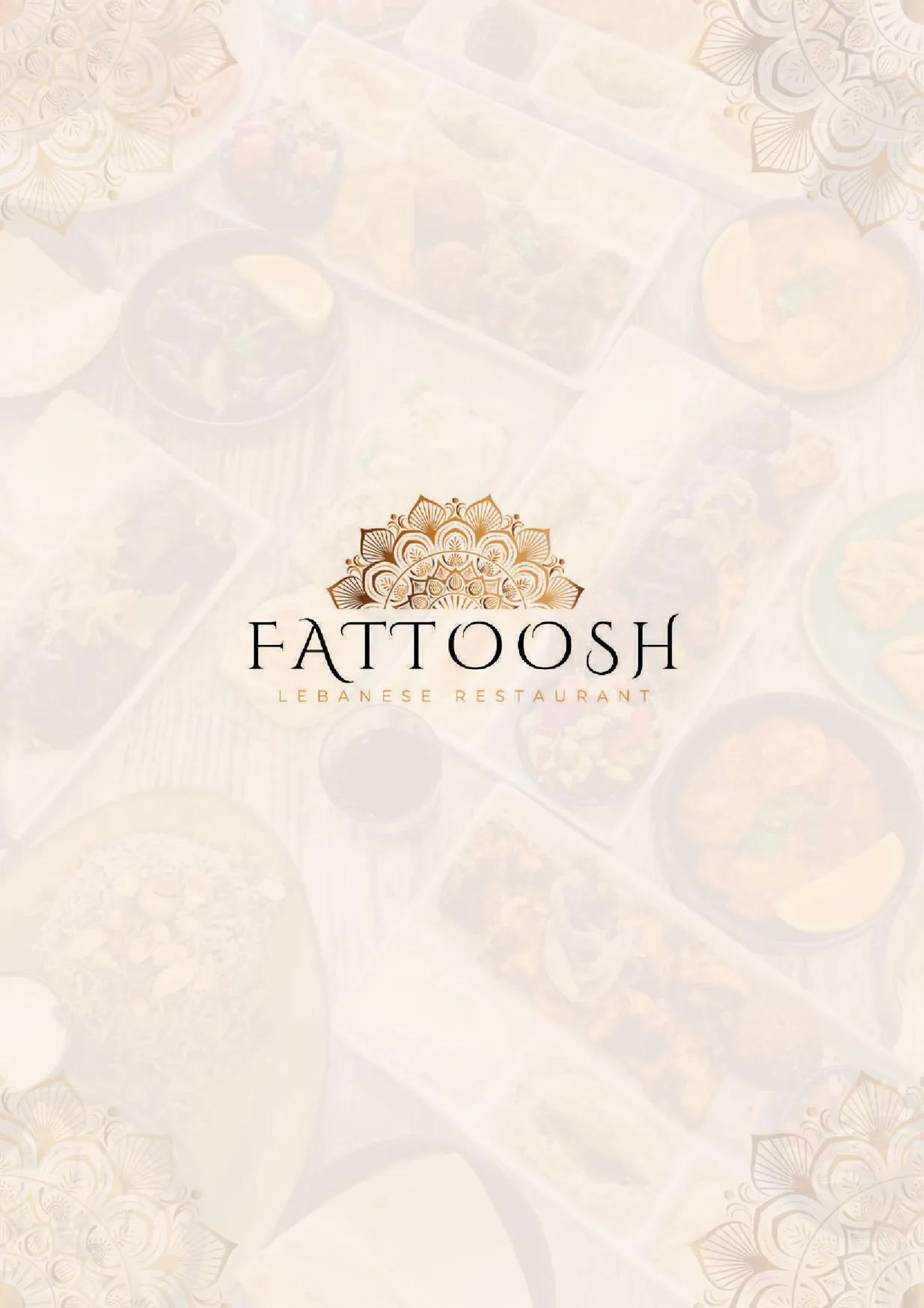 Fattoosh Lebanese Restaurant menu, page 8