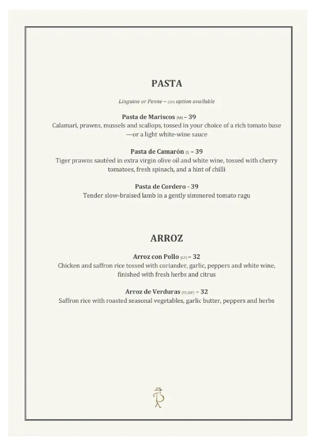 La Pancita menu, page 8