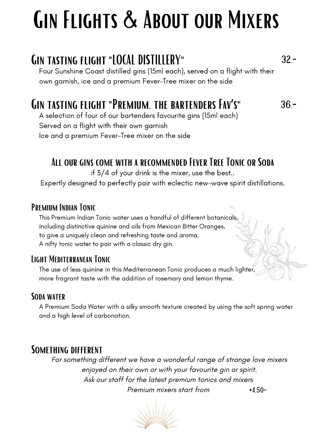 Moonstruck Noosa menu, page 9