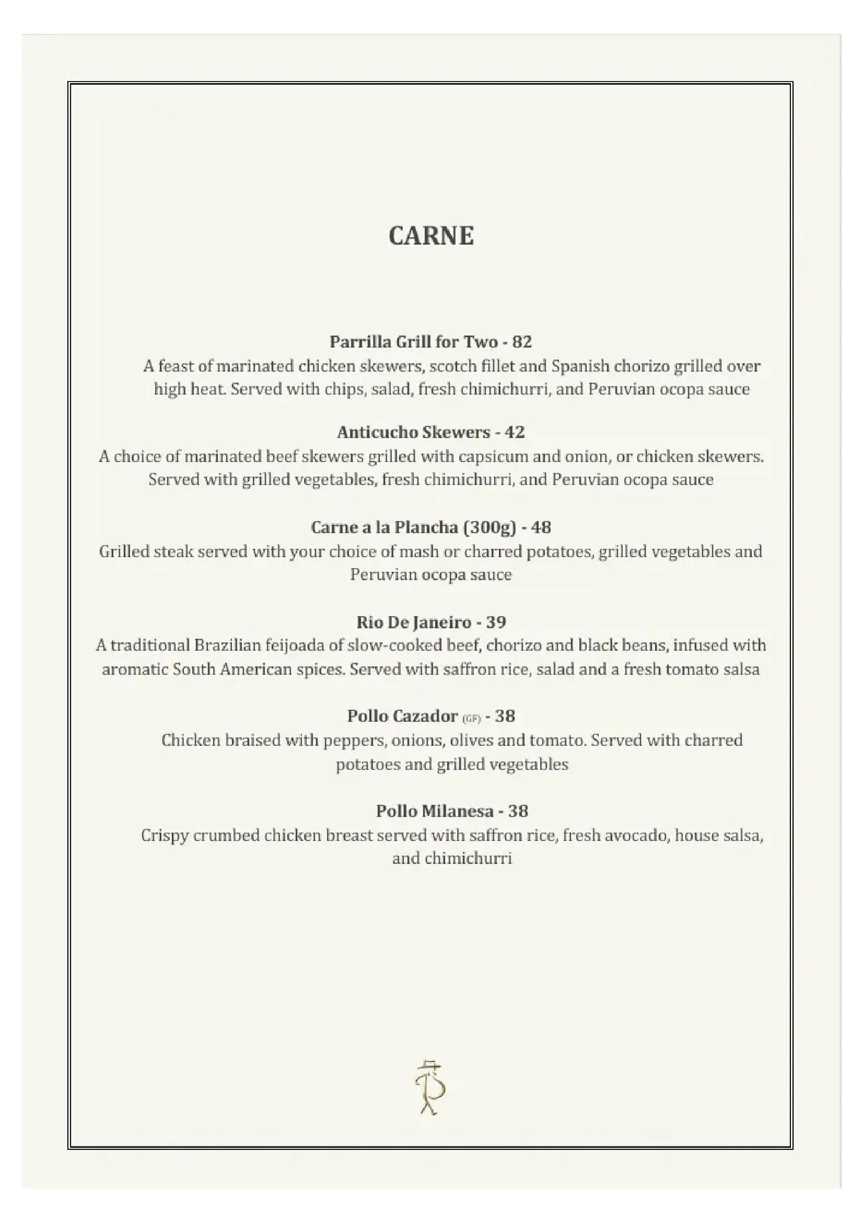 La Pancita menu, page 6