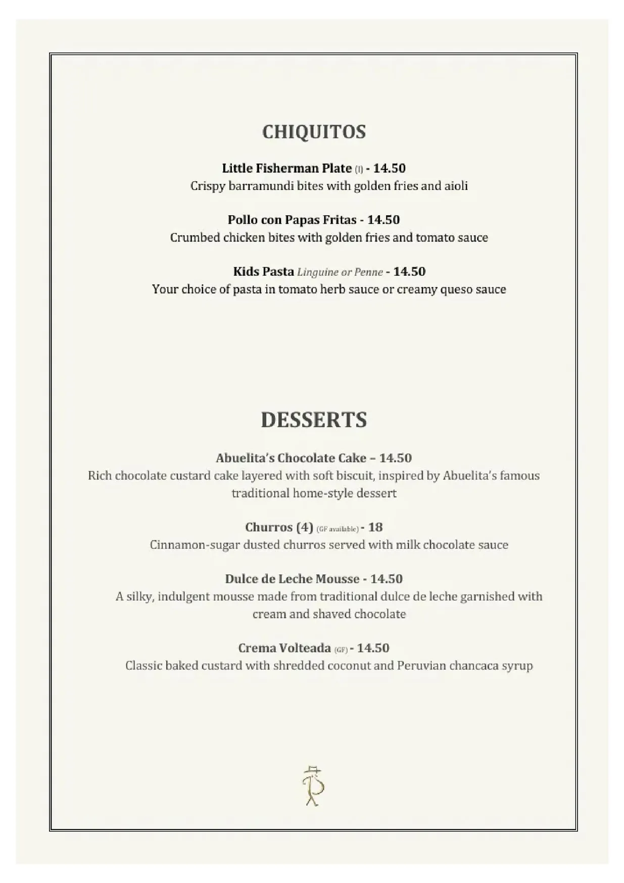 La Pancita menu, page 10