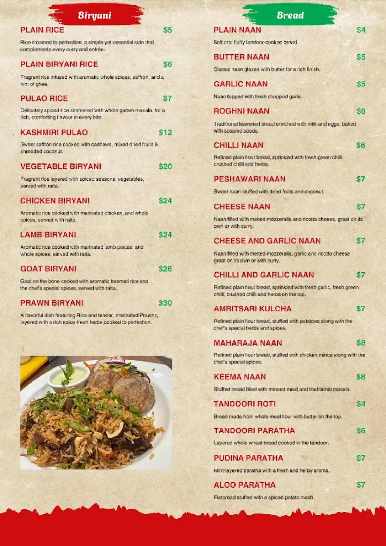 AB BOI'S Restaurant & Bistro menu, page 7