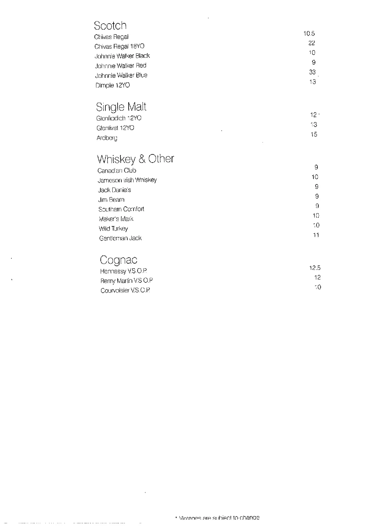 Waterfront Port Melbourne menu, page 8