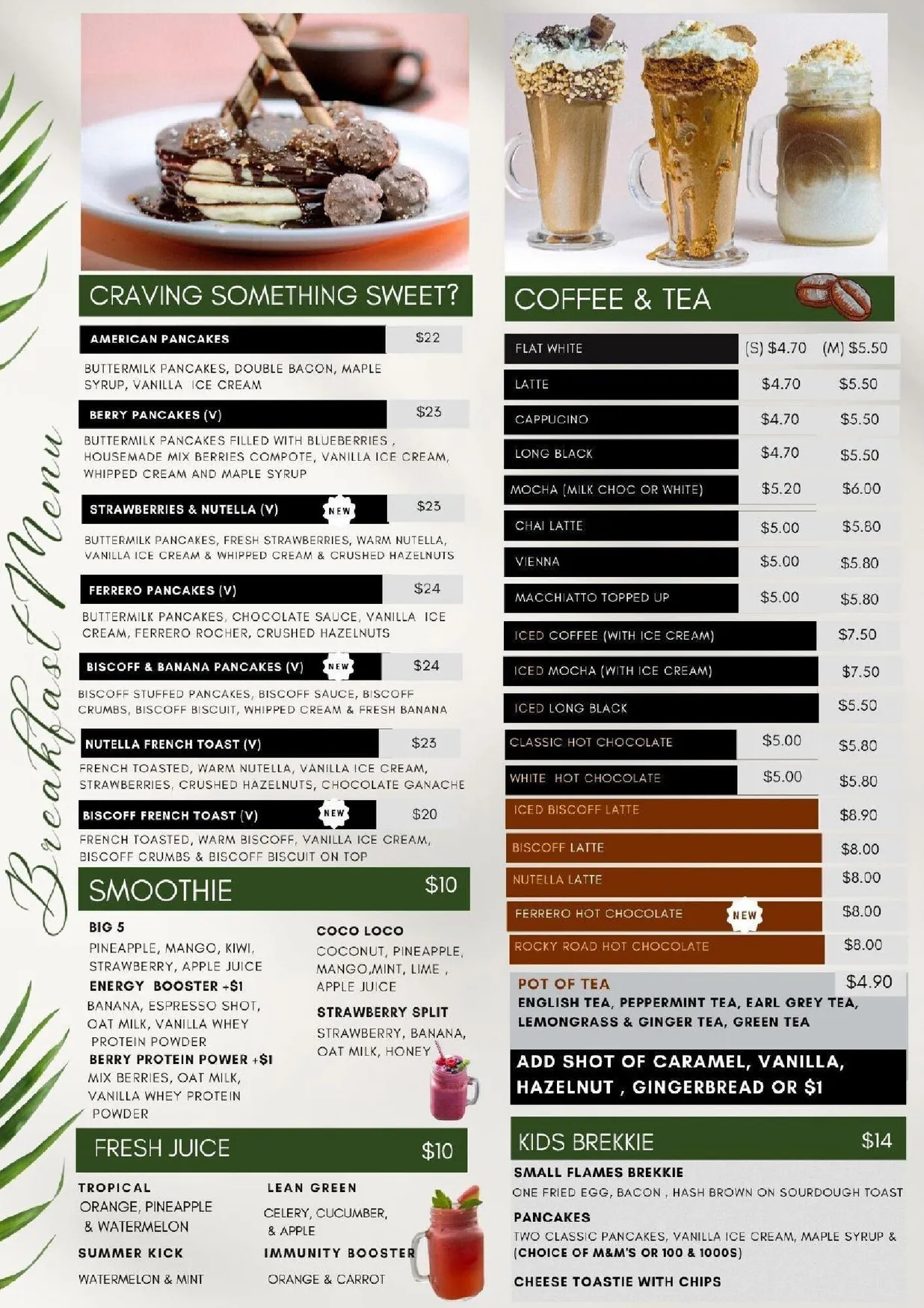 Flames Burgers & Grill Wanneroo menu, page 3