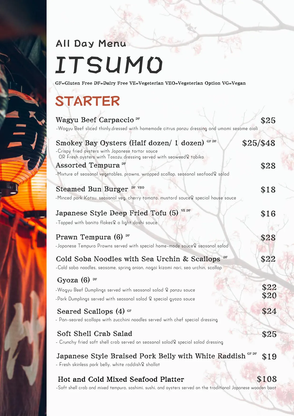 Ginza Miyako Japanese Restaurant menu, page 2