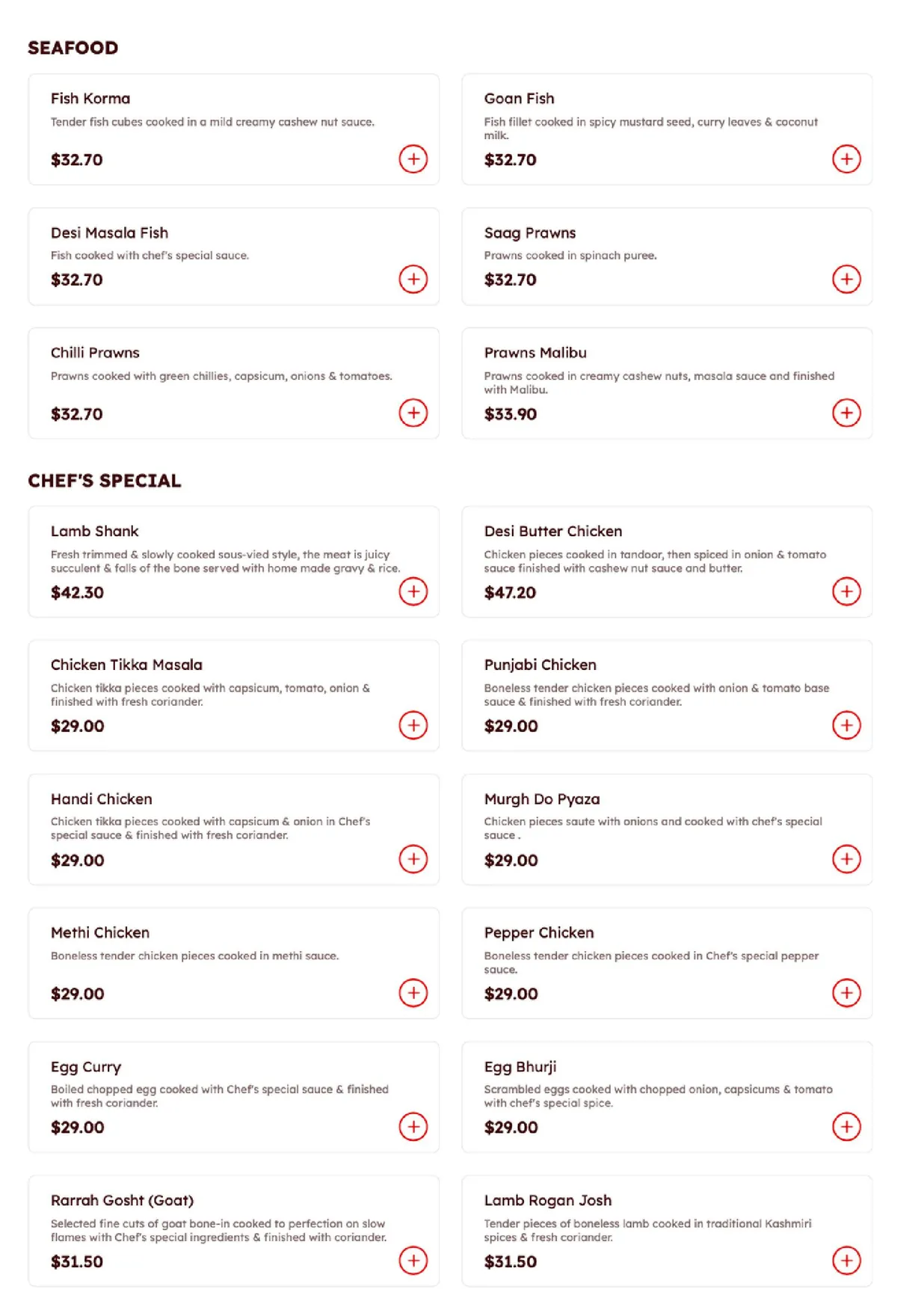 Brew & Spice by Masala Art menu, page 5