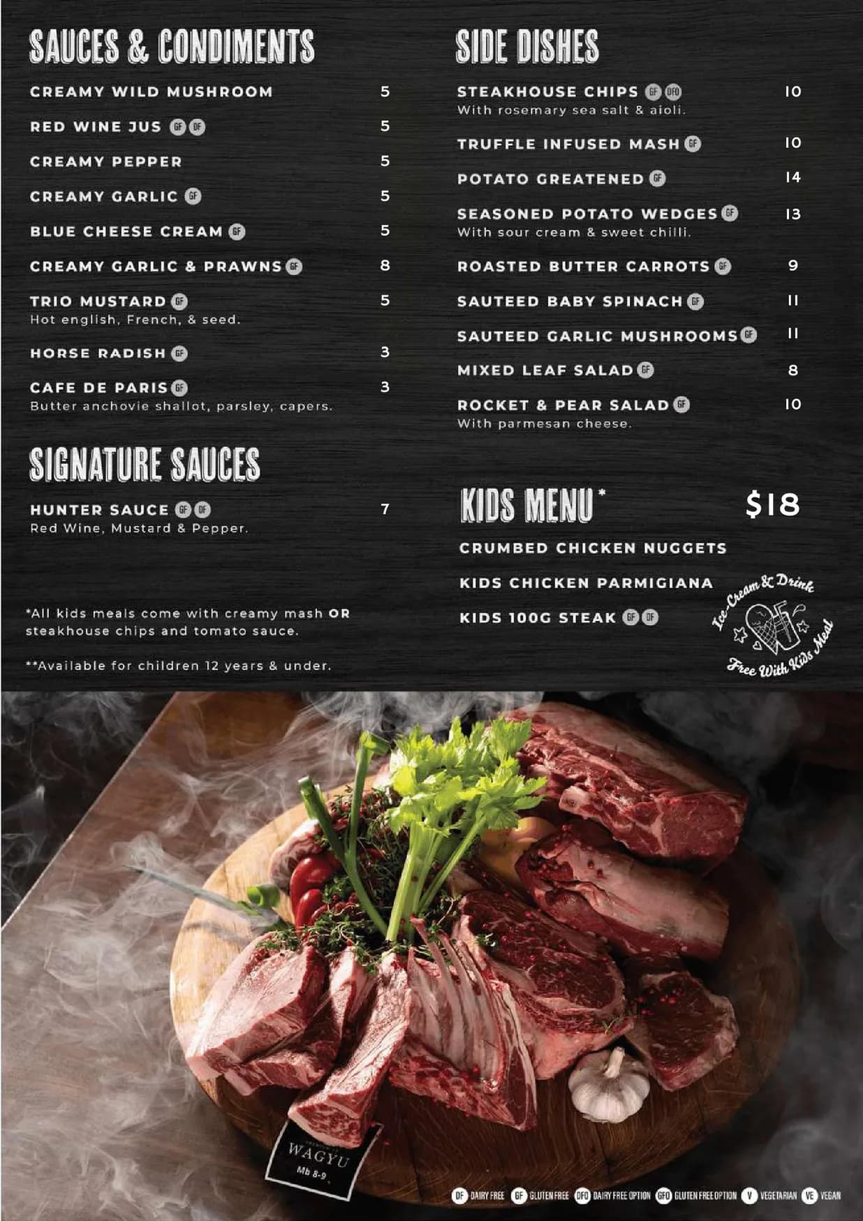 The Little Hunter menu, page 4