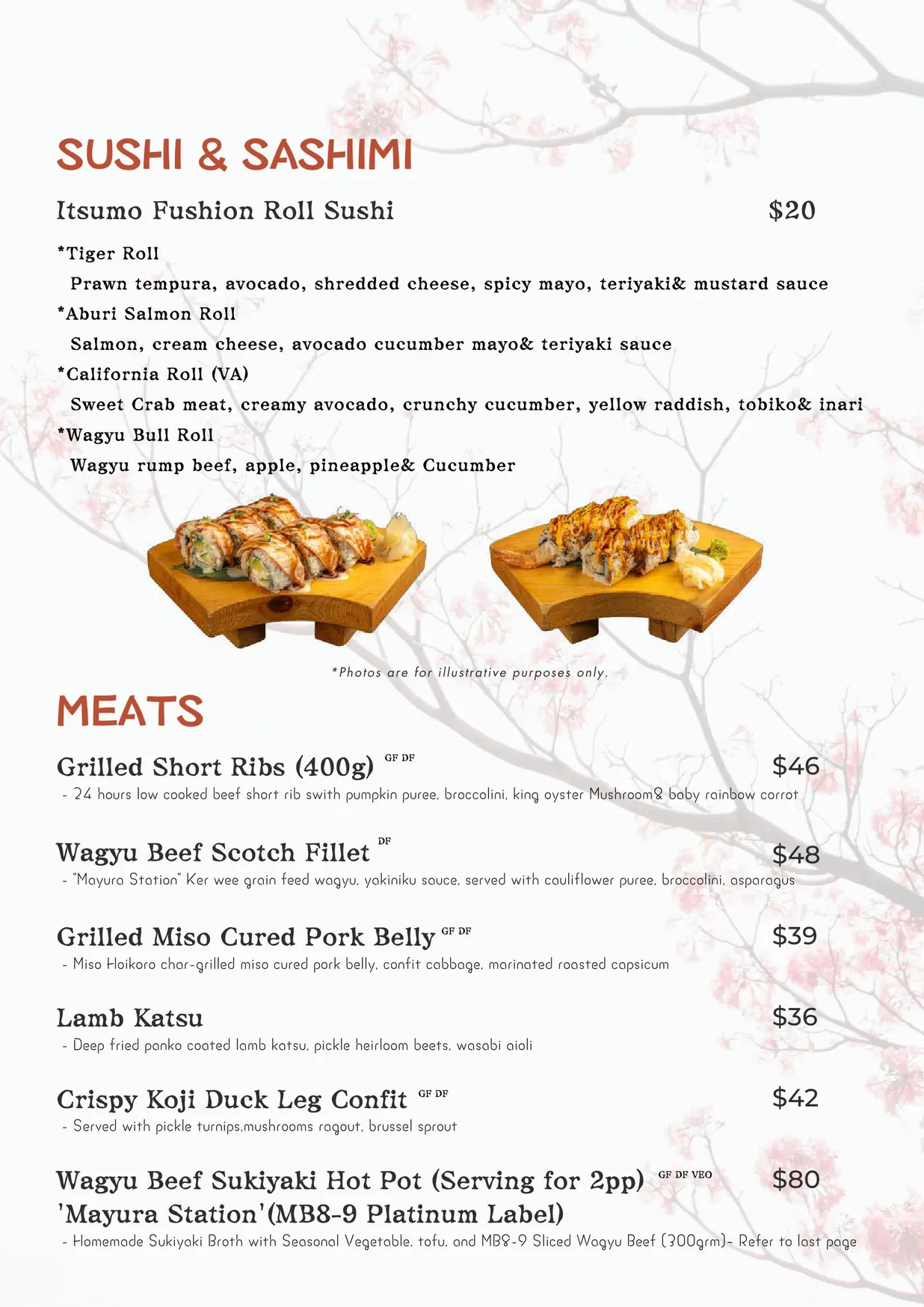 Ginza Miyako Japanese Restaurant menu, page 5