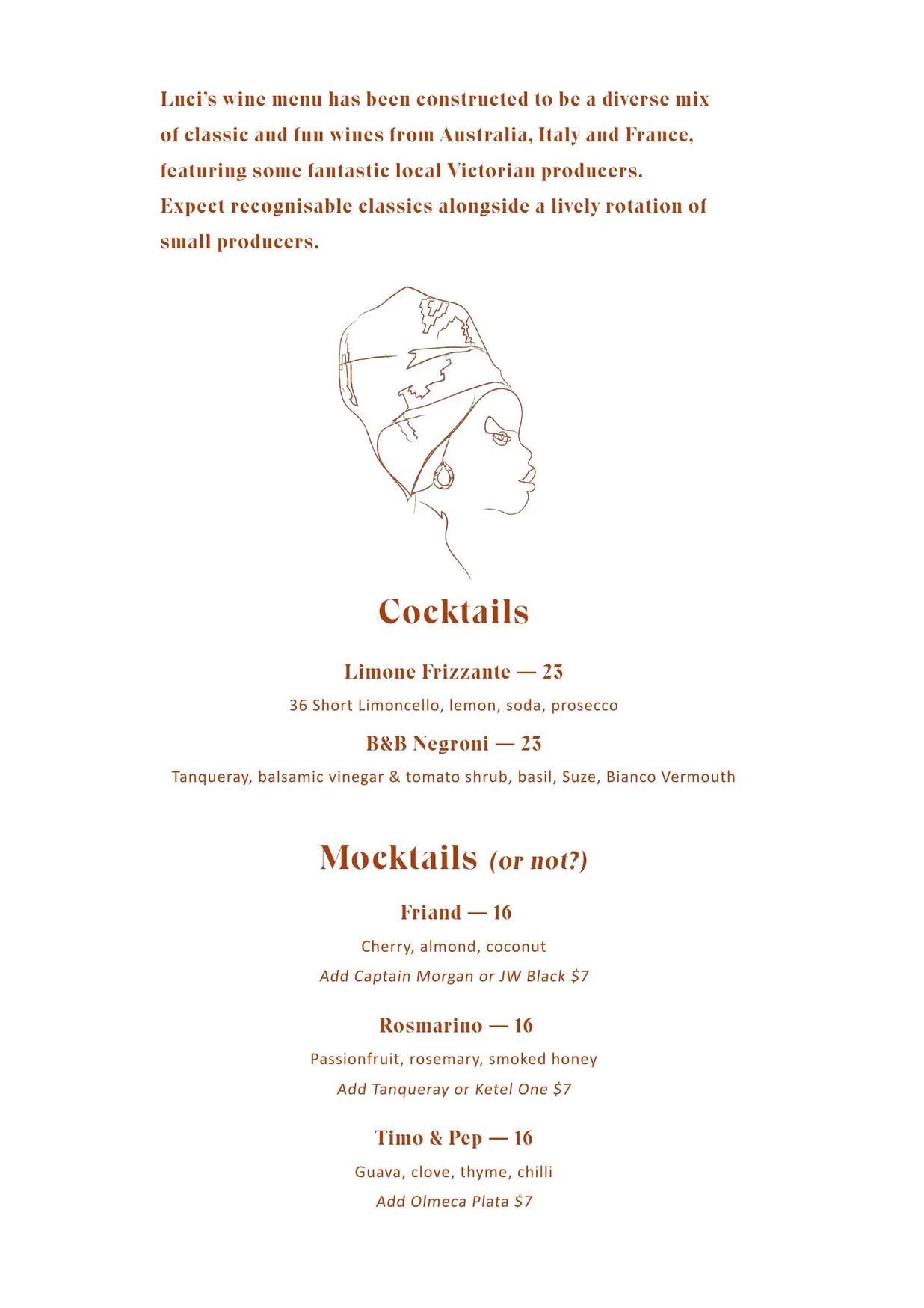 Luci menu, page 4