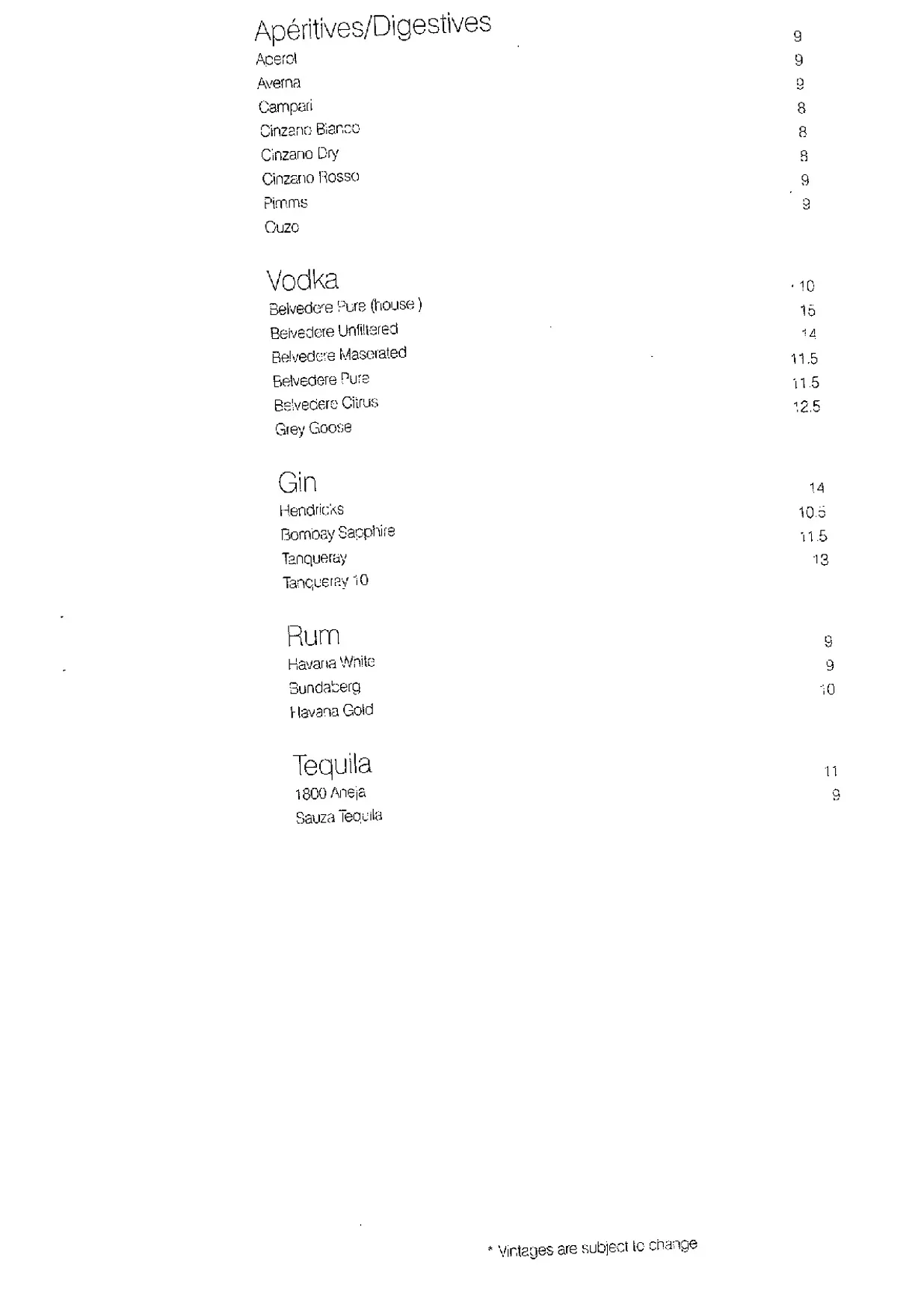 Waterfront Port Melbourne menu, page 7