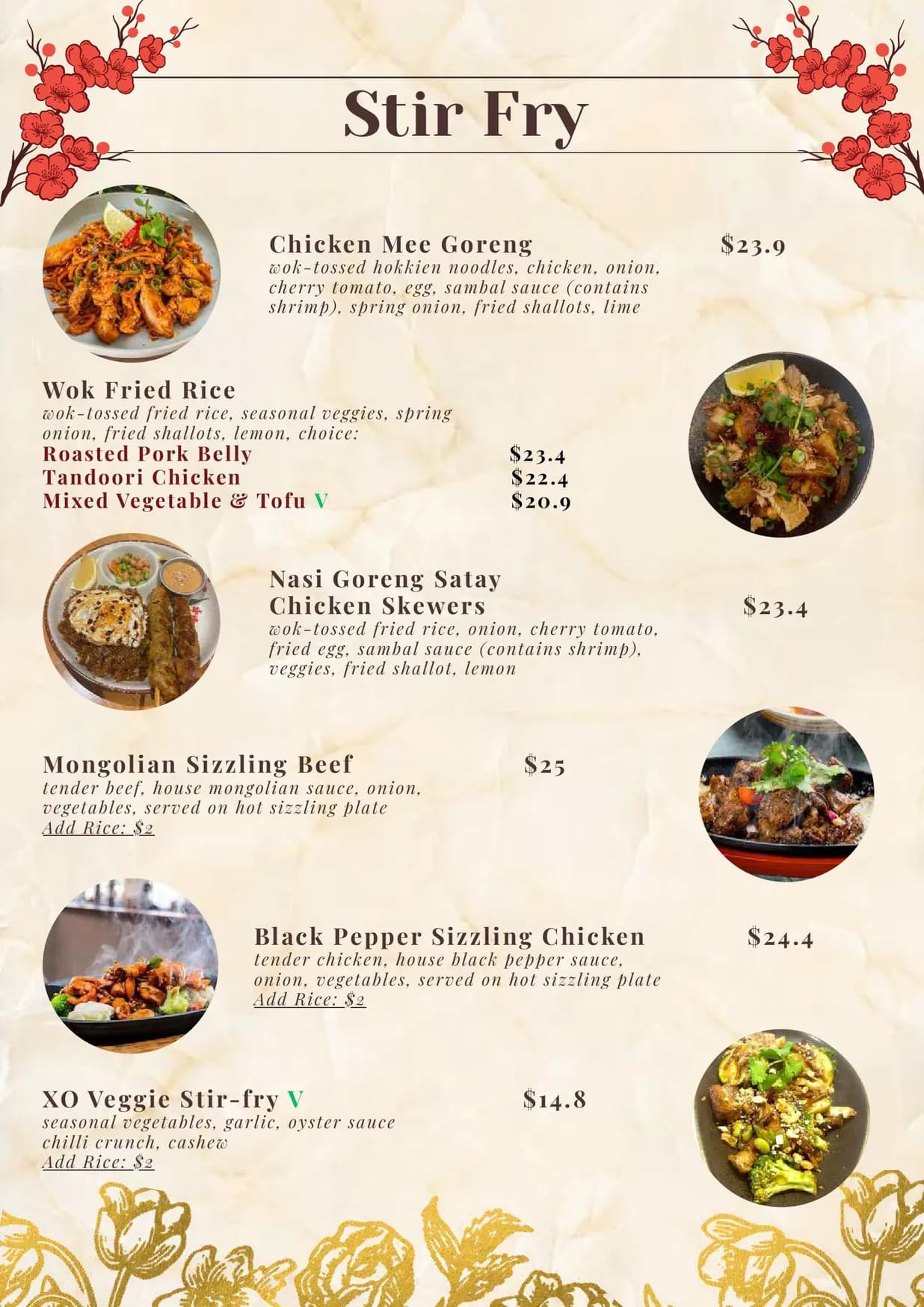 Roti & Bao Birtinya menu, page 7