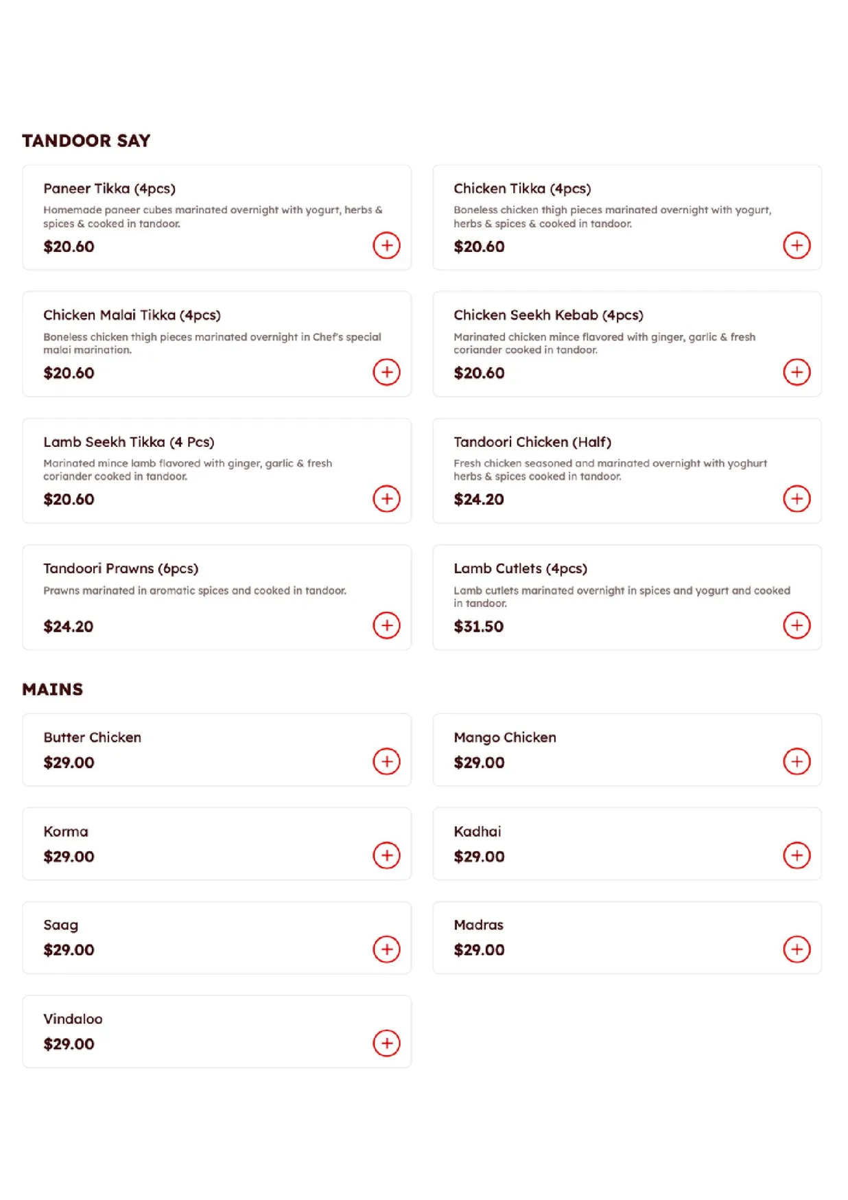 Brew & Spice by Masala Art menu, page 4