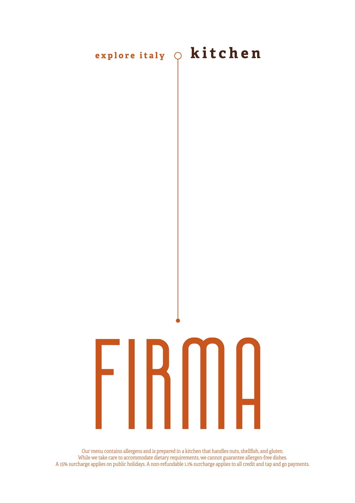Firma Italian at the Emporium Hotel menu, page 2