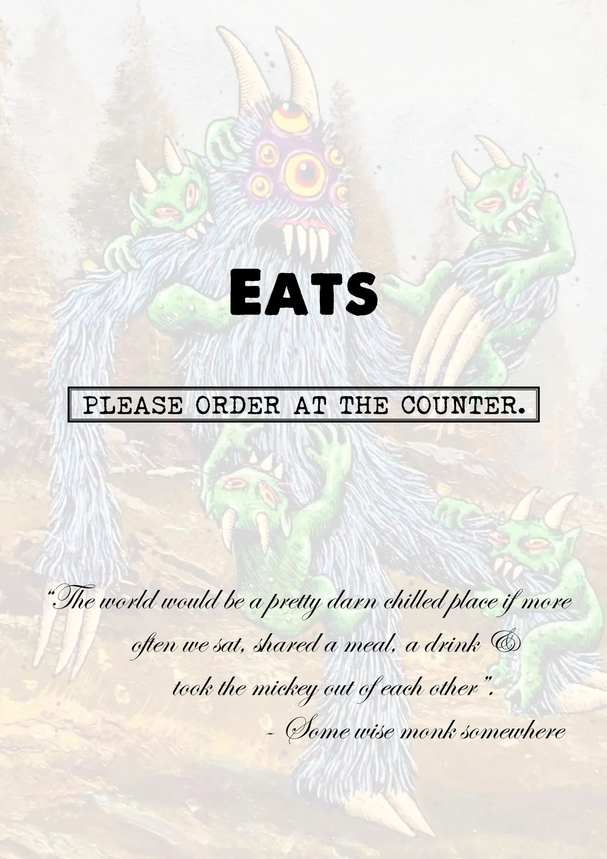 Dark Arts Cafe & Bar menu, page 2