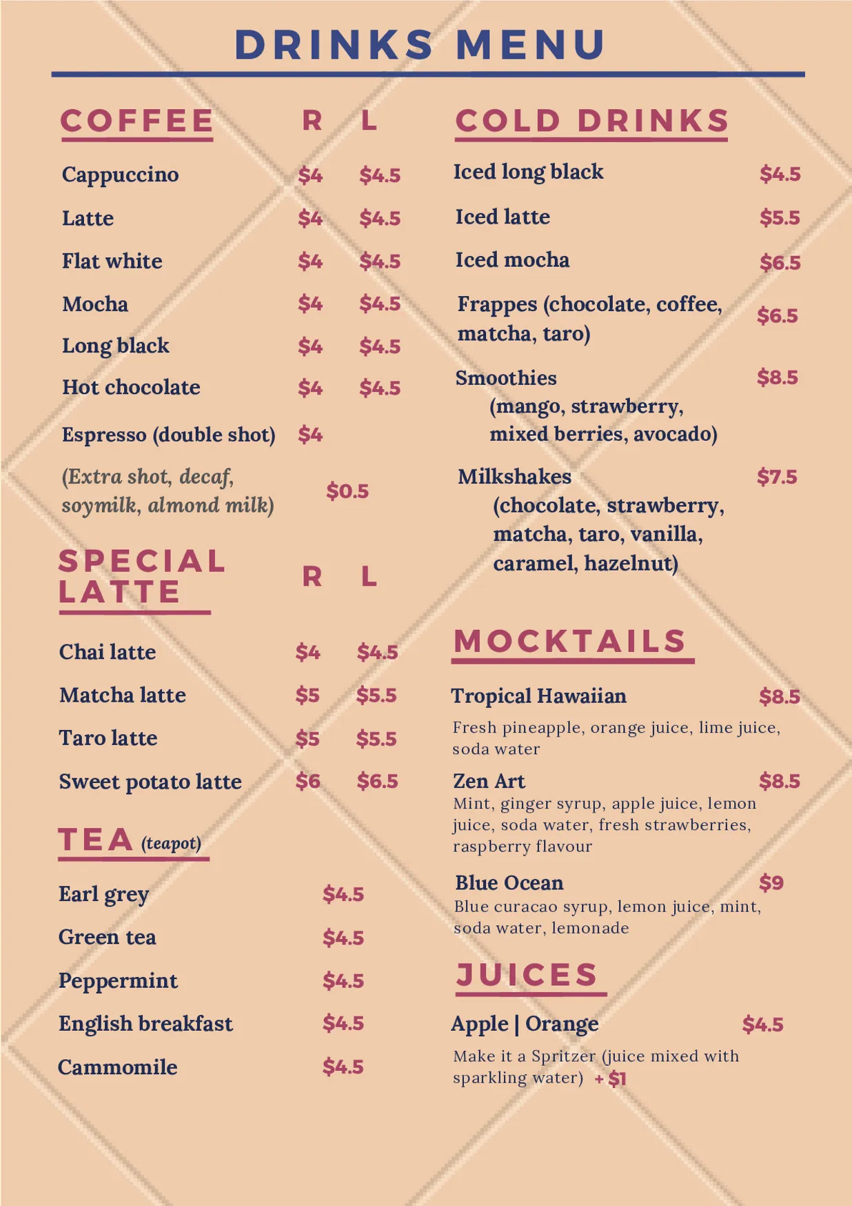 The Little Potatoes menu, page 7