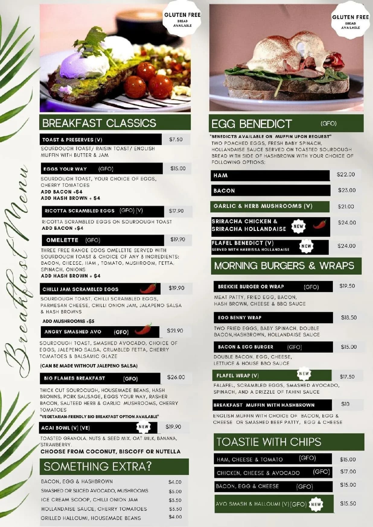 Flames Burgers & Grill Wanneroo menu, page 2