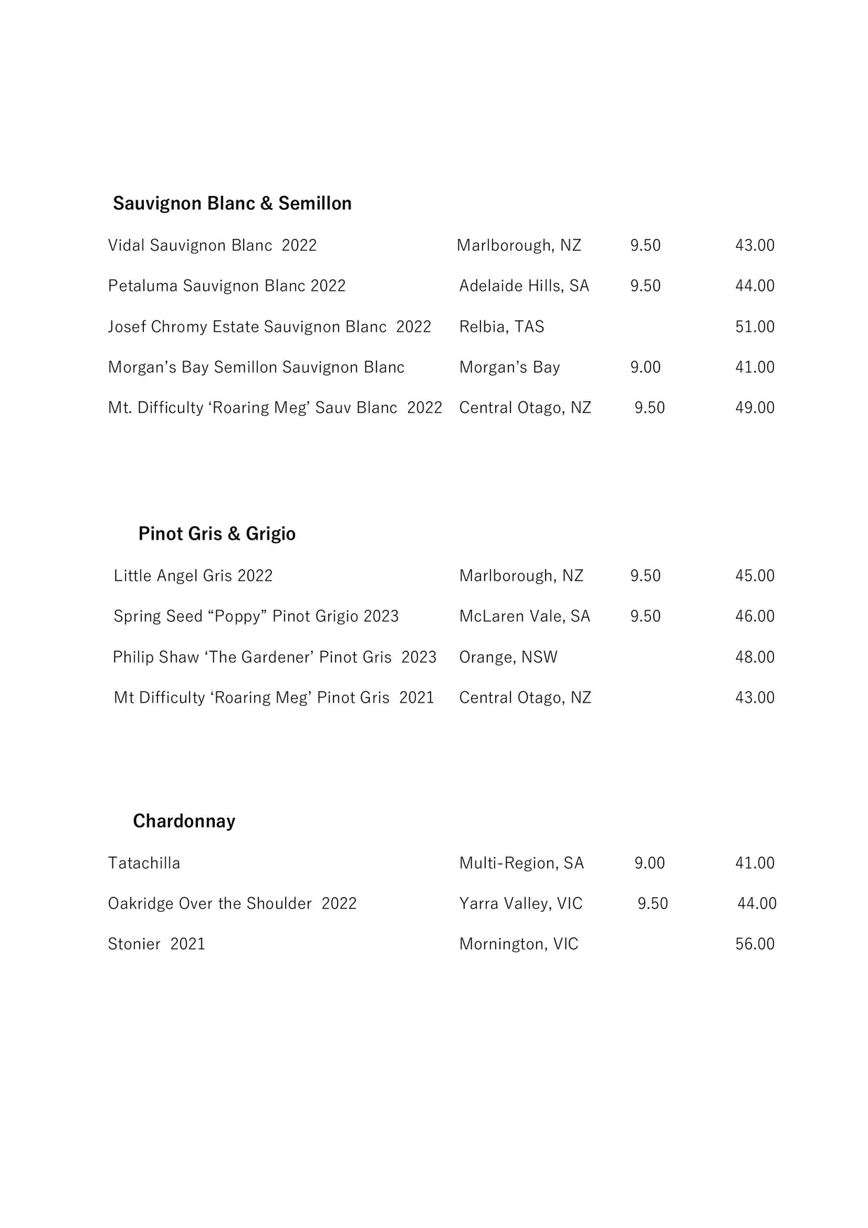 Bayleaf Balinese Restaurant menu, page 14