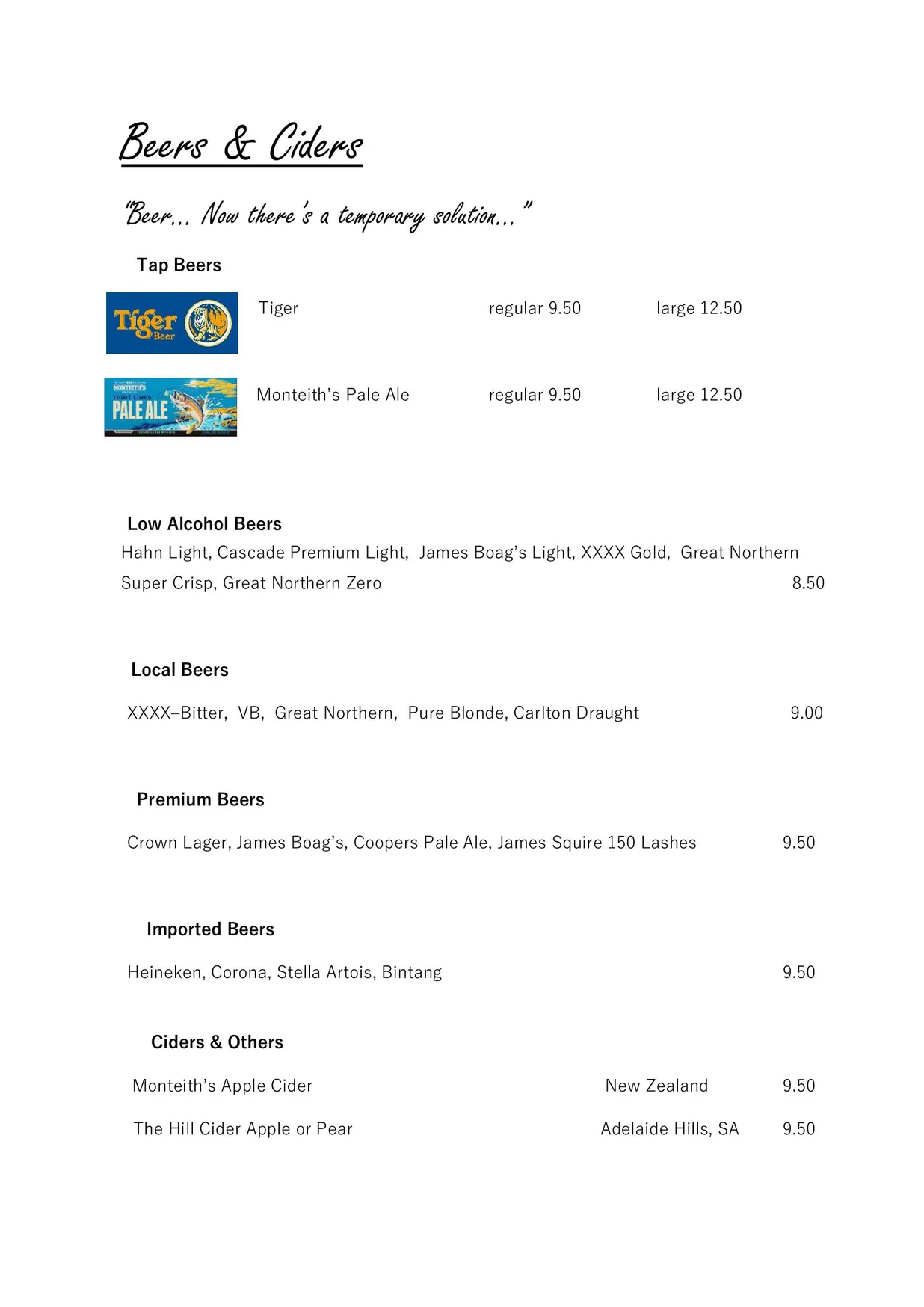 Bayleaf Balinese Restaurant menu, page 12