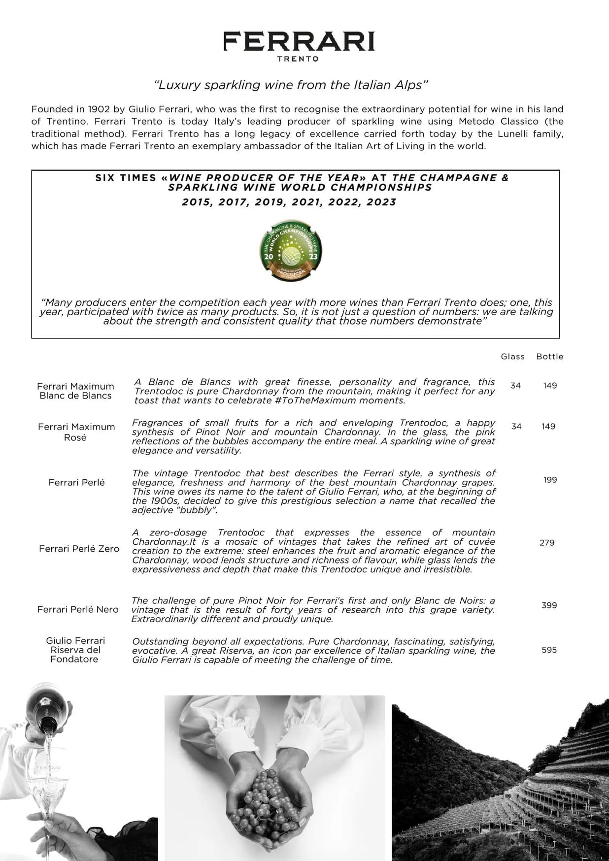 Antica menu, page 8