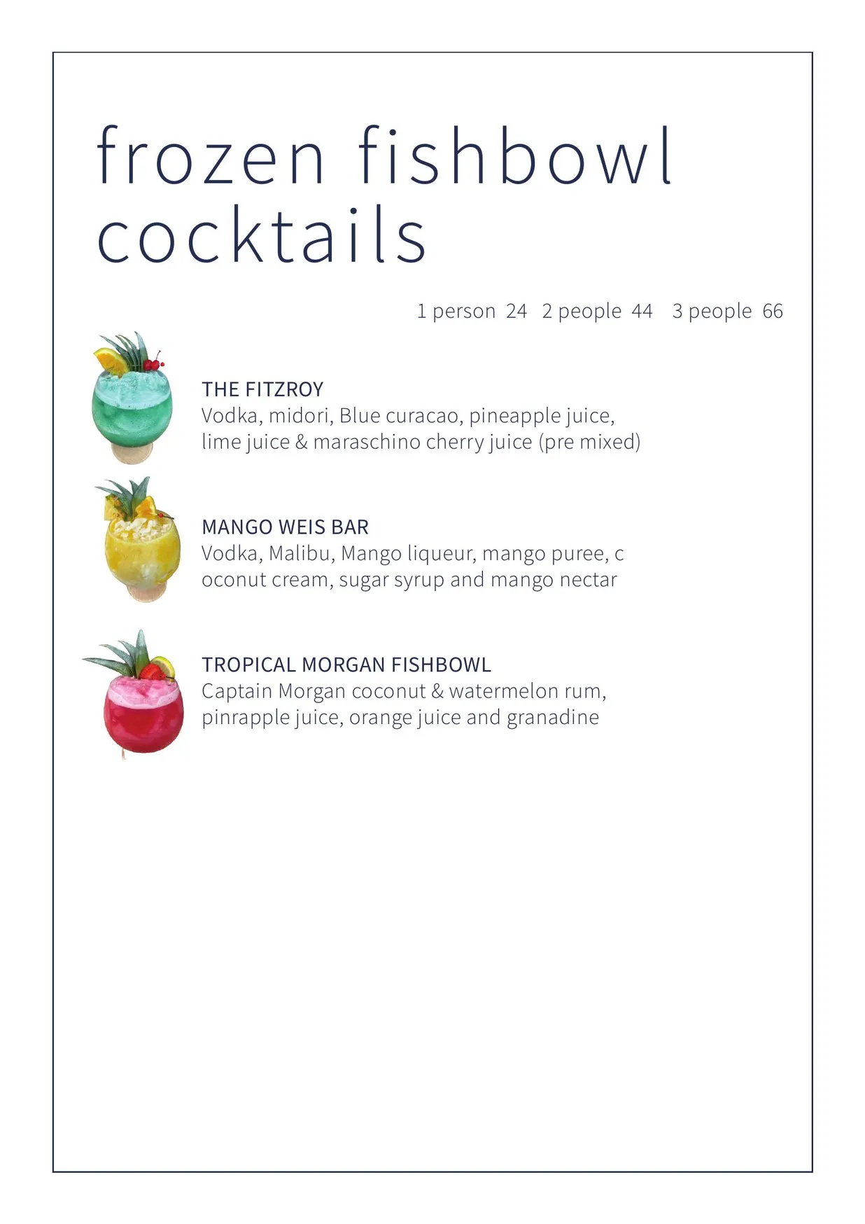 Dundee's on the Waterfront menu, page 17