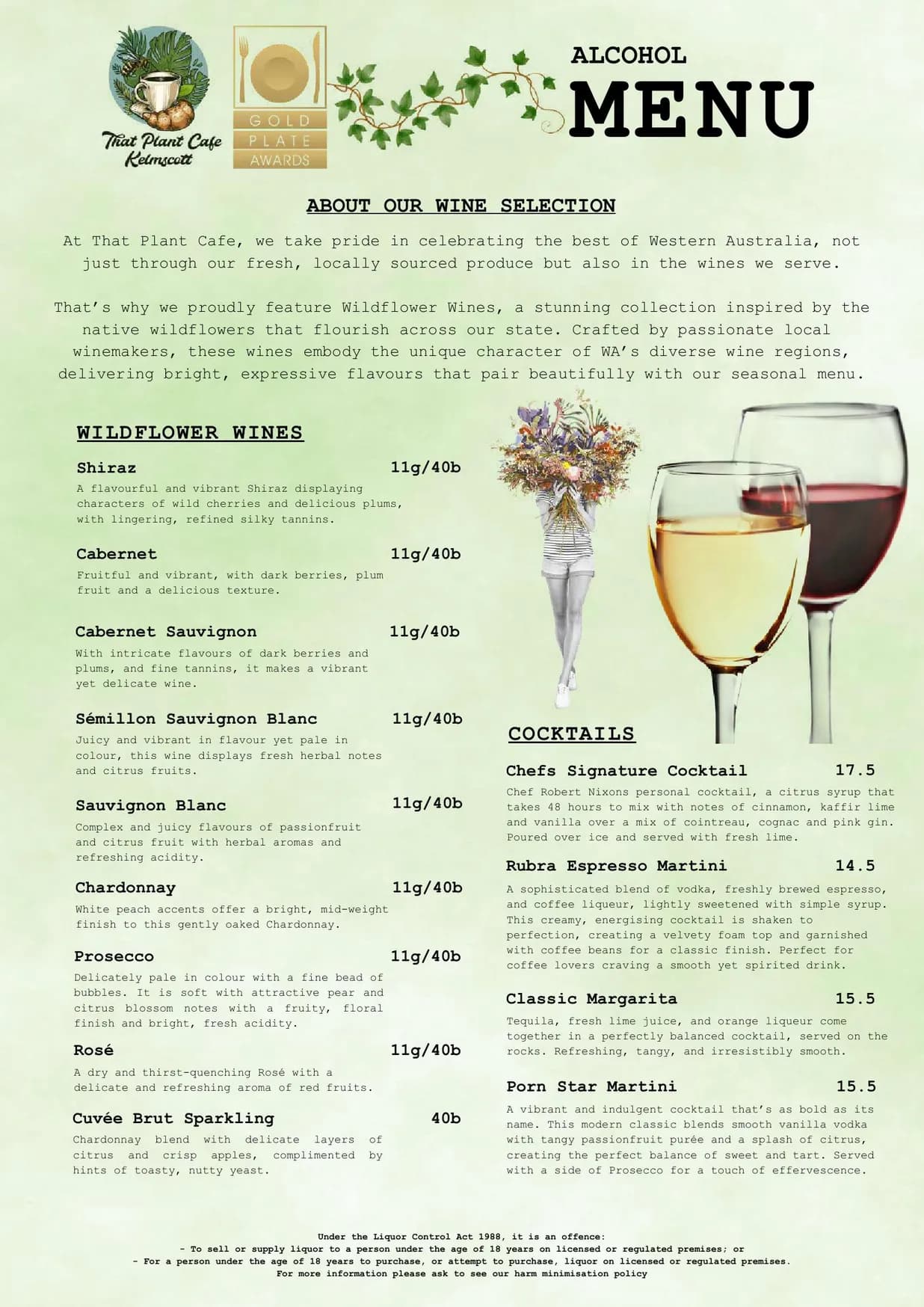 That Plant Cafe menu, page 6