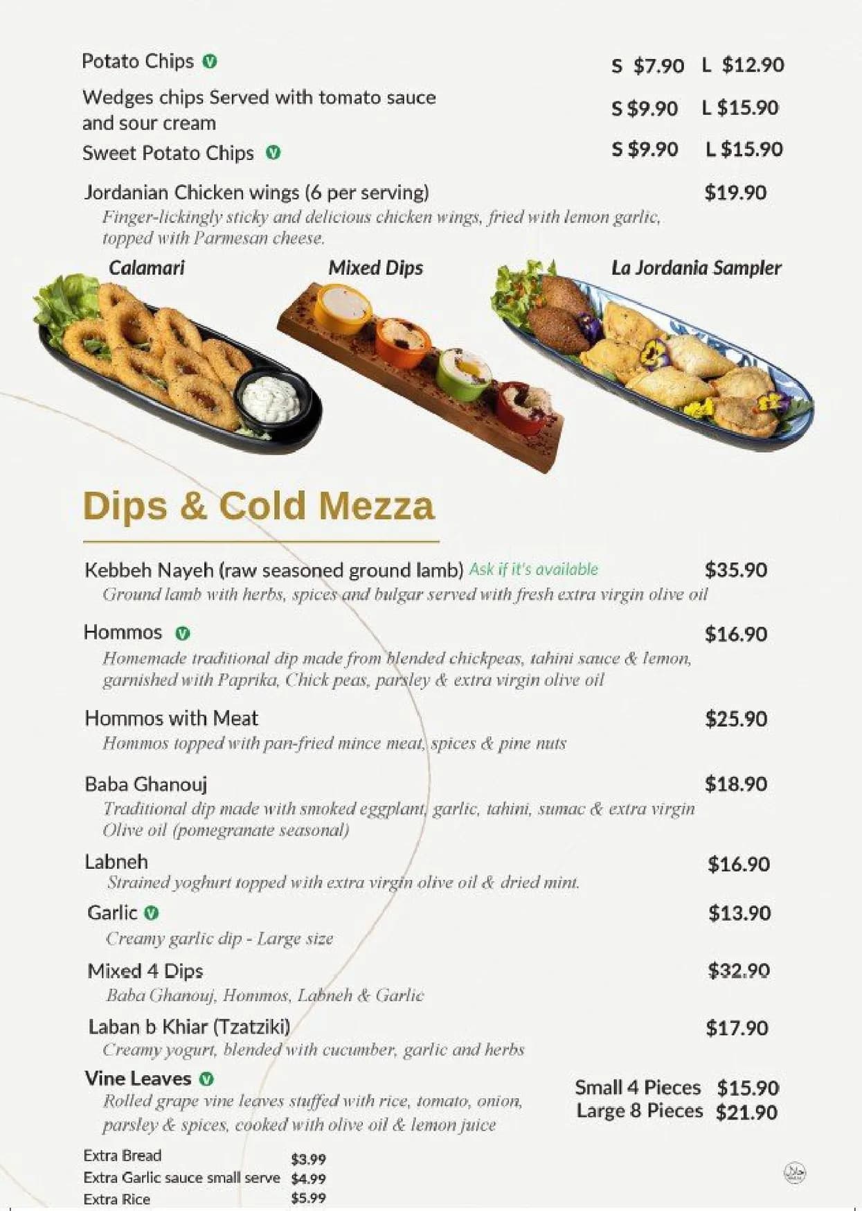 La Jordania Restaurant And Shisha Lounge menu, page 8