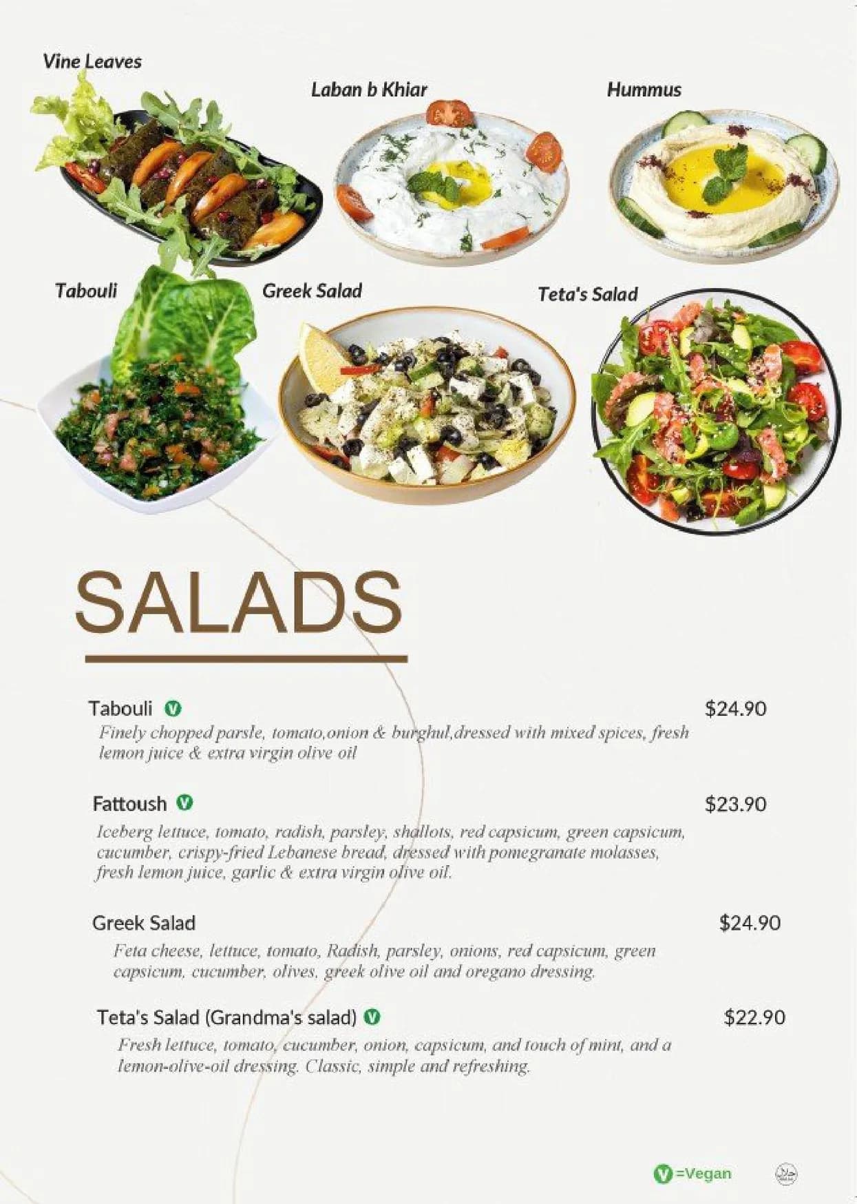 La Jordania Restaurant And Shisha Lounge menu, page 9