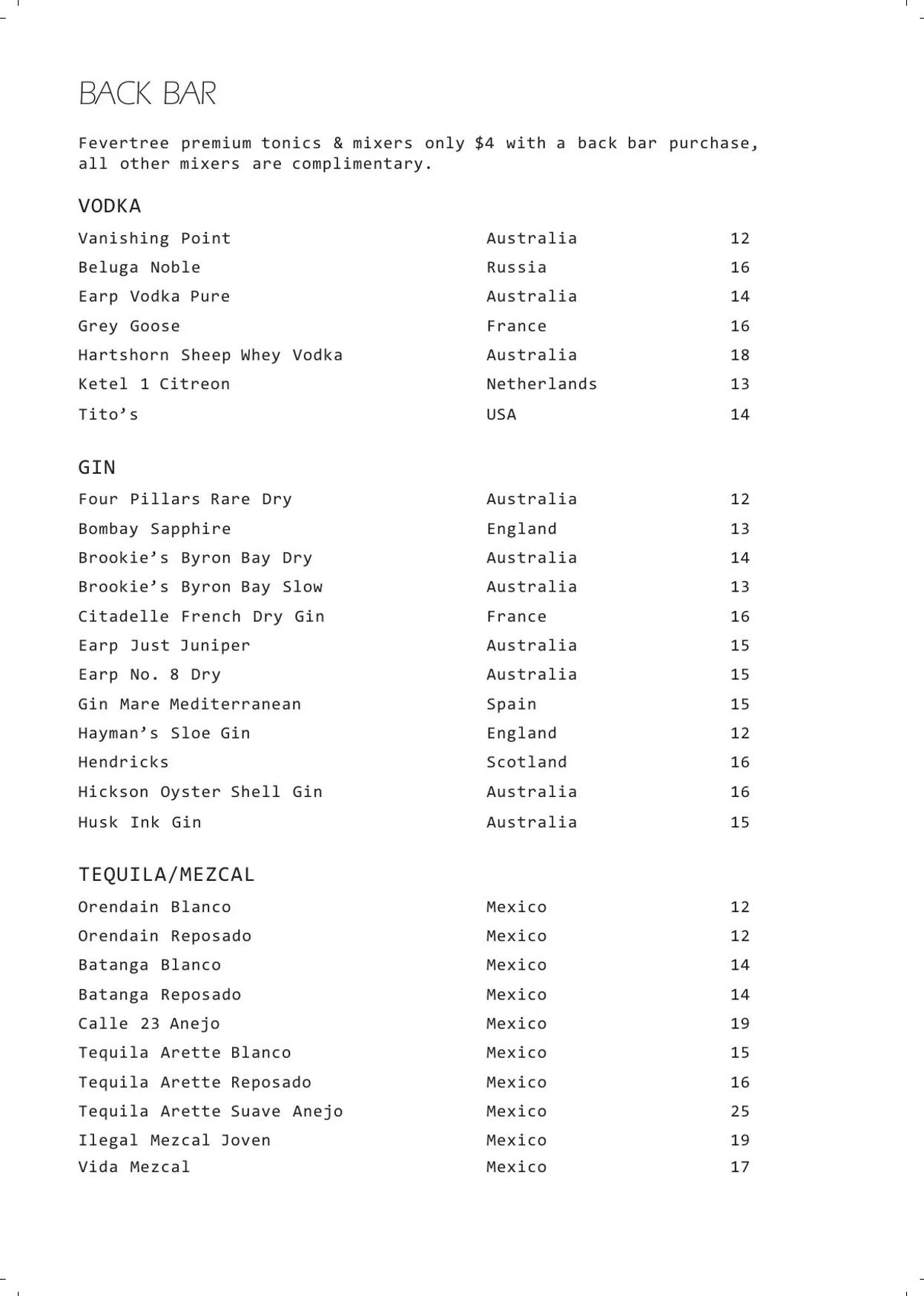 Miine menu, page 11