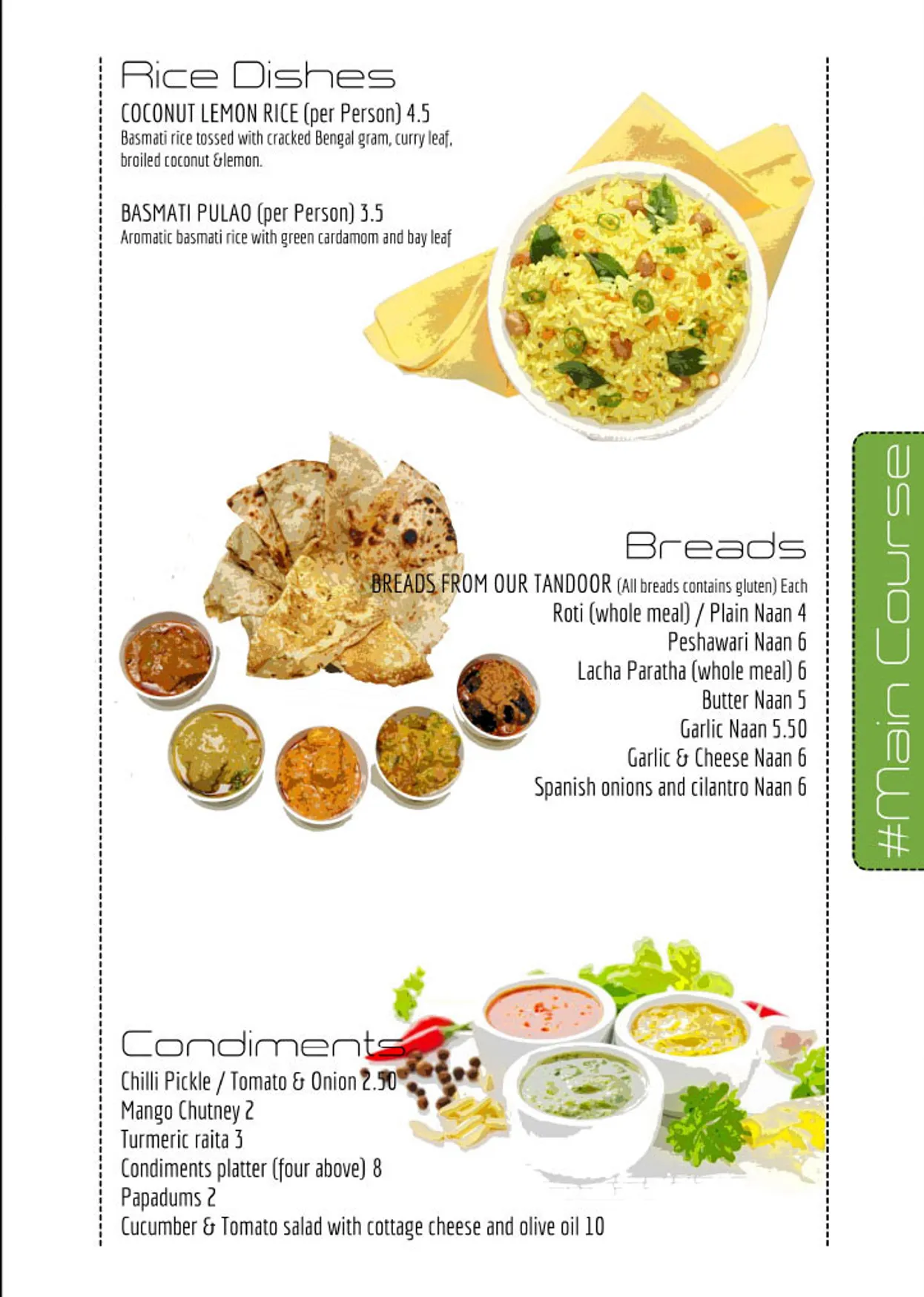 Delhi ‘O’ Delhi menu, page 3