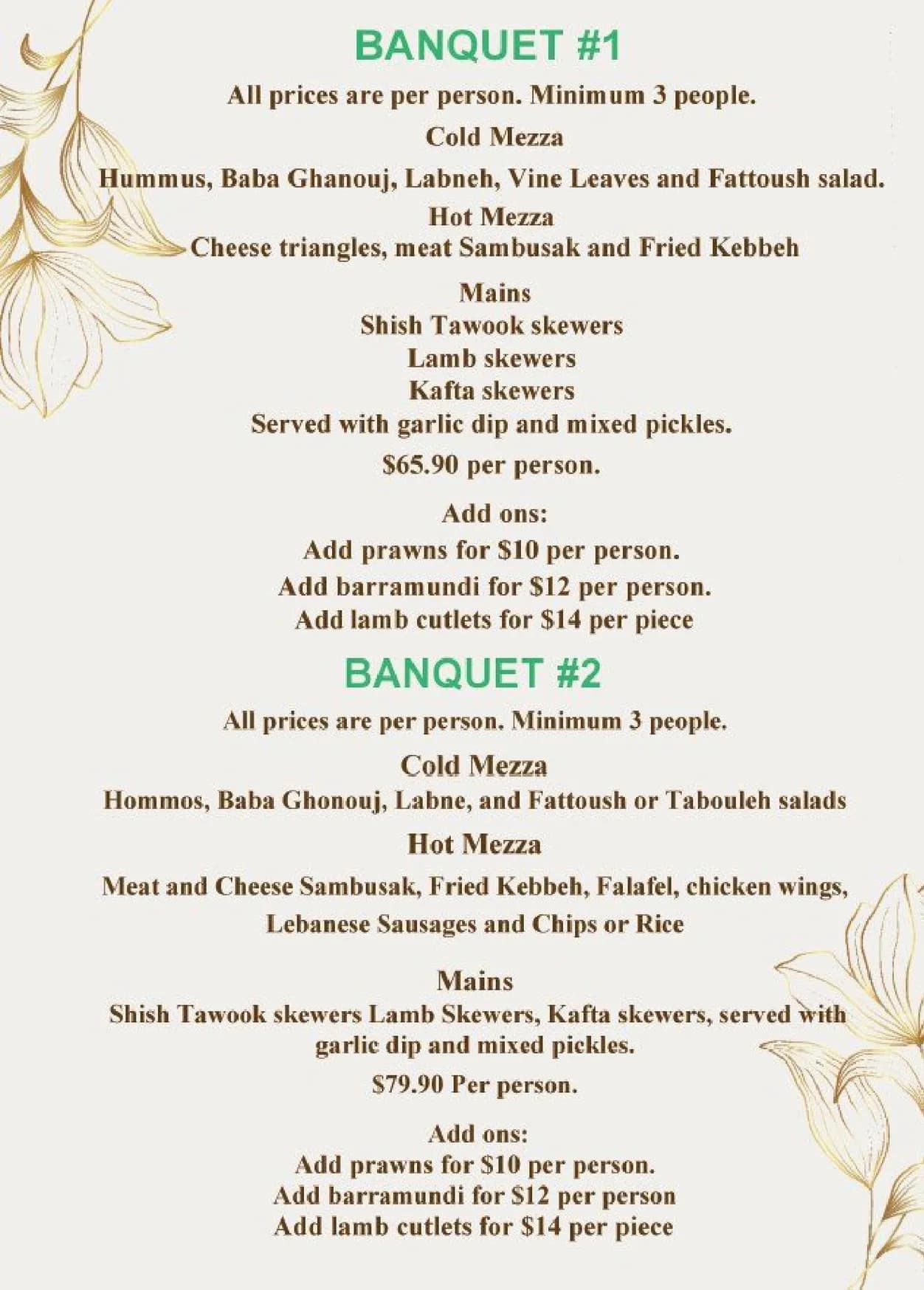 La Jordania Restaurant And Shisha Lounge menu, page 4