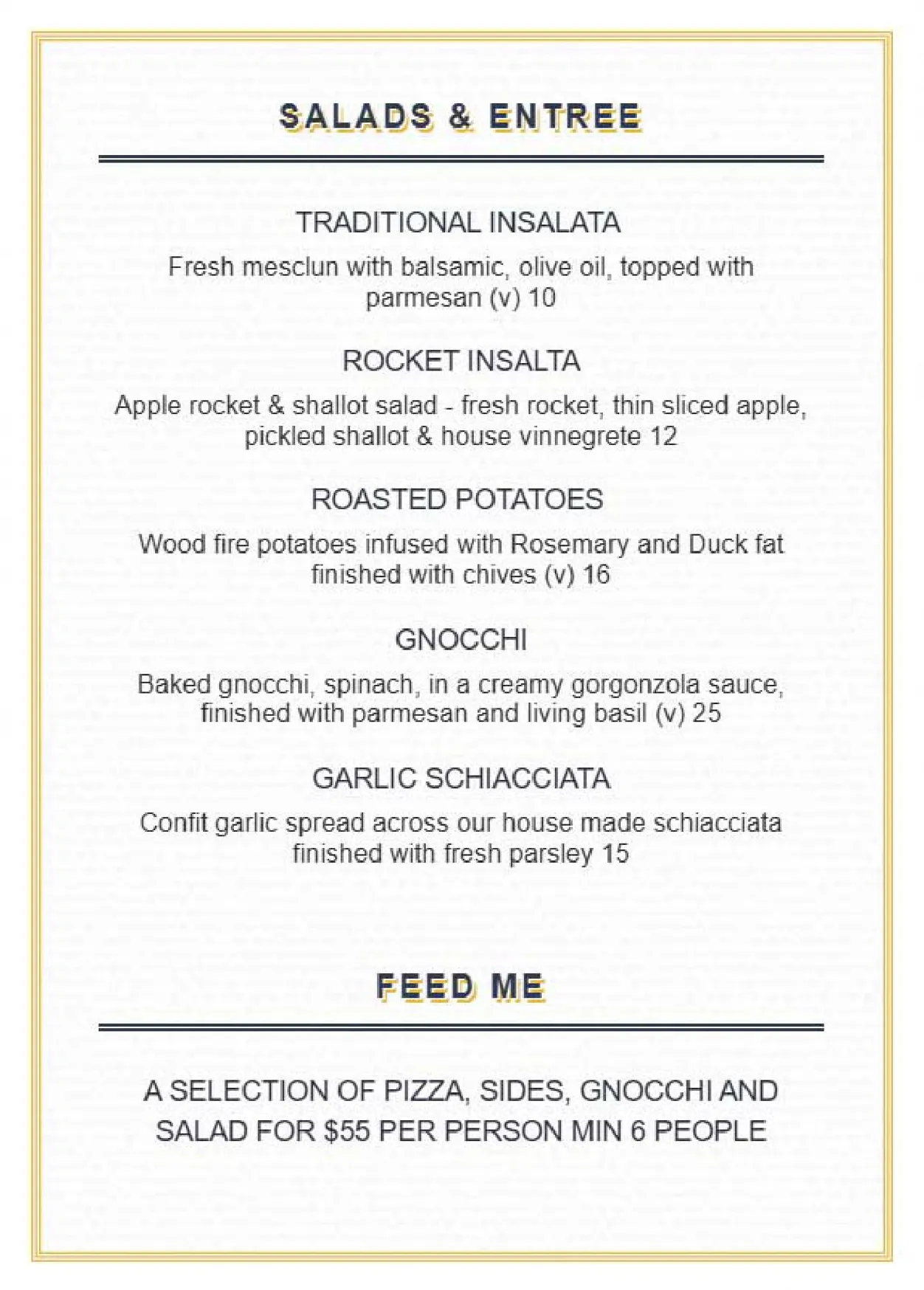 Est Pizzeria menu, page 4