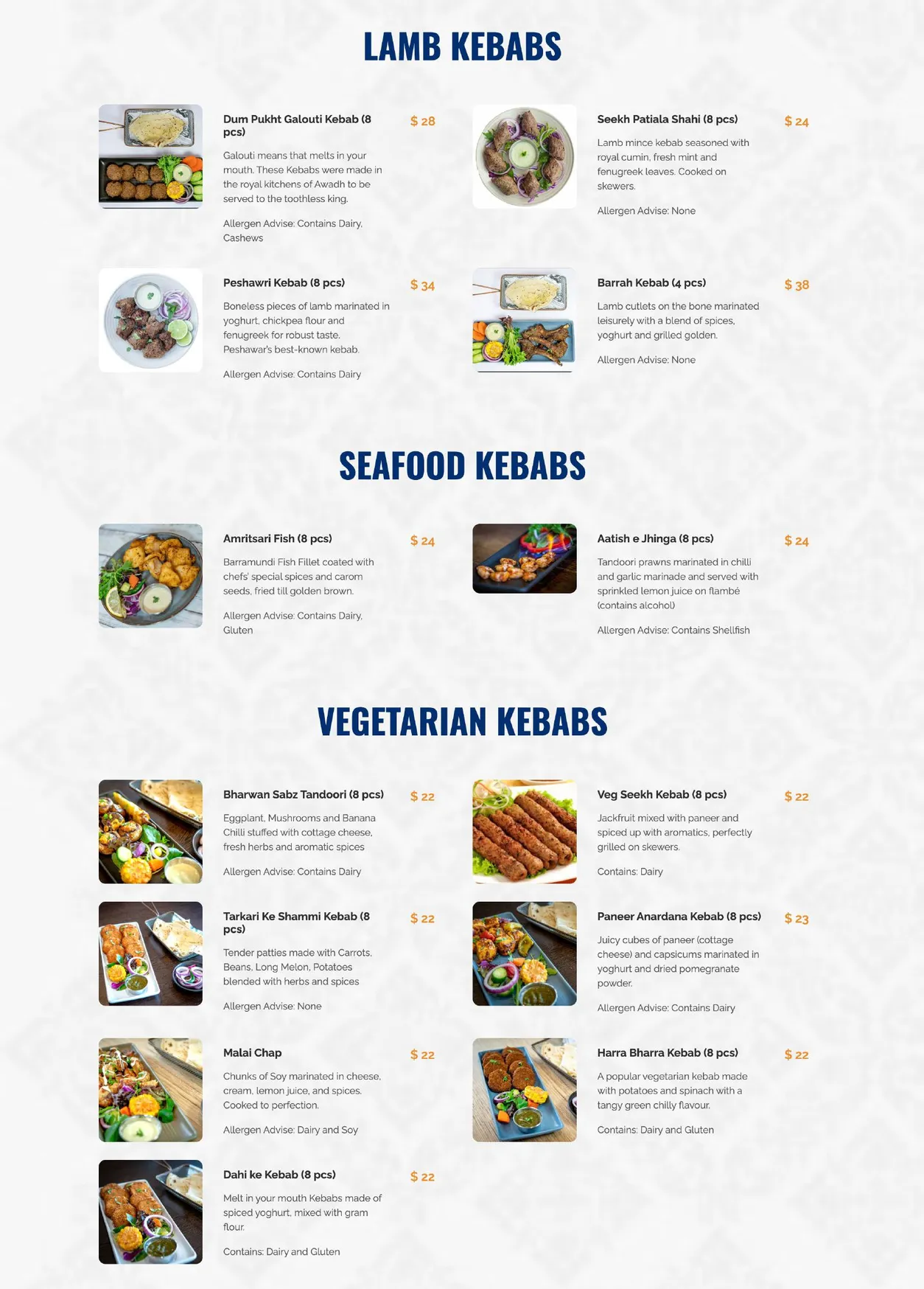 Kebabiya Dural menu, page 3