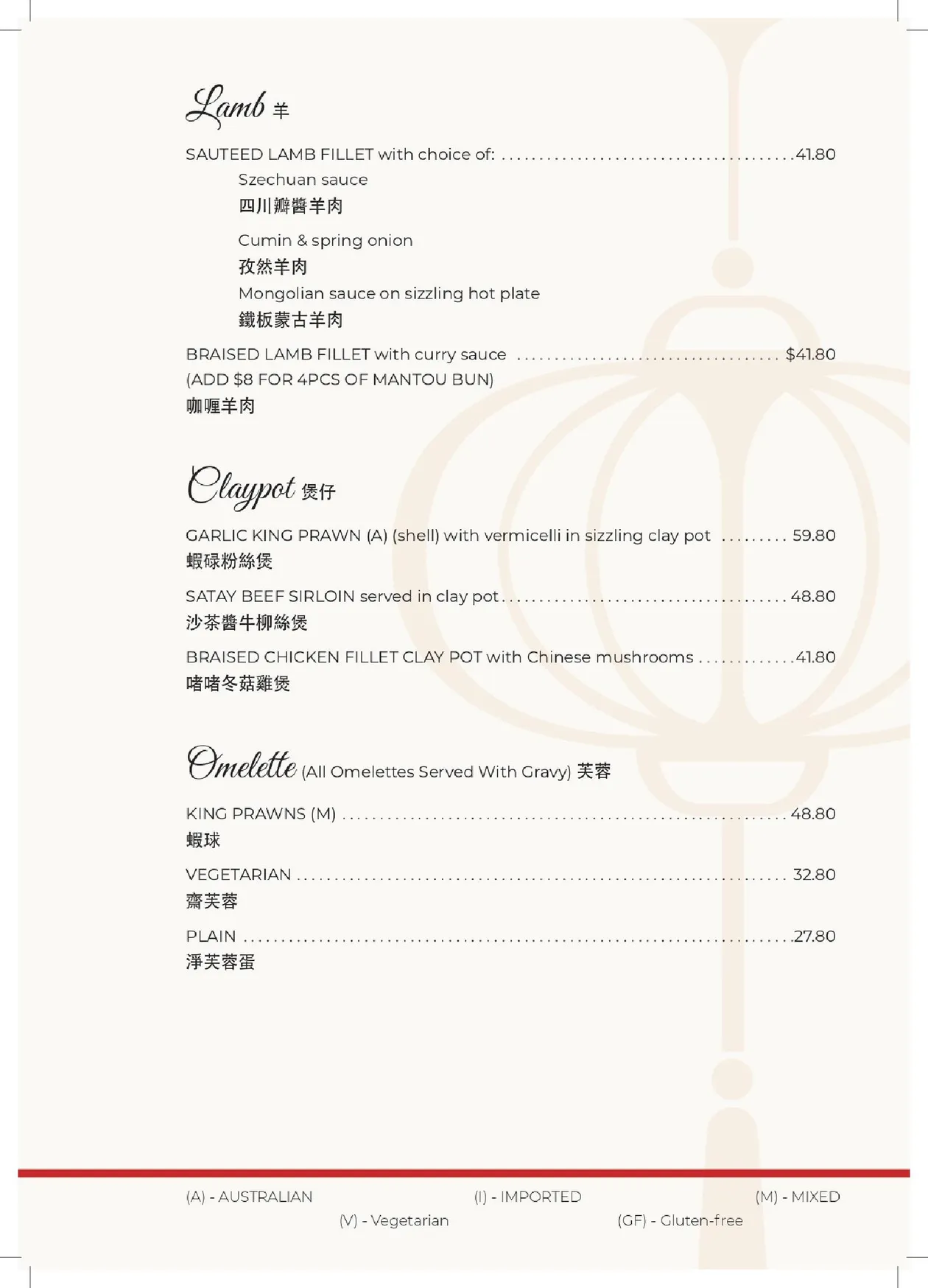 Lantern On The Quay menu, page 7