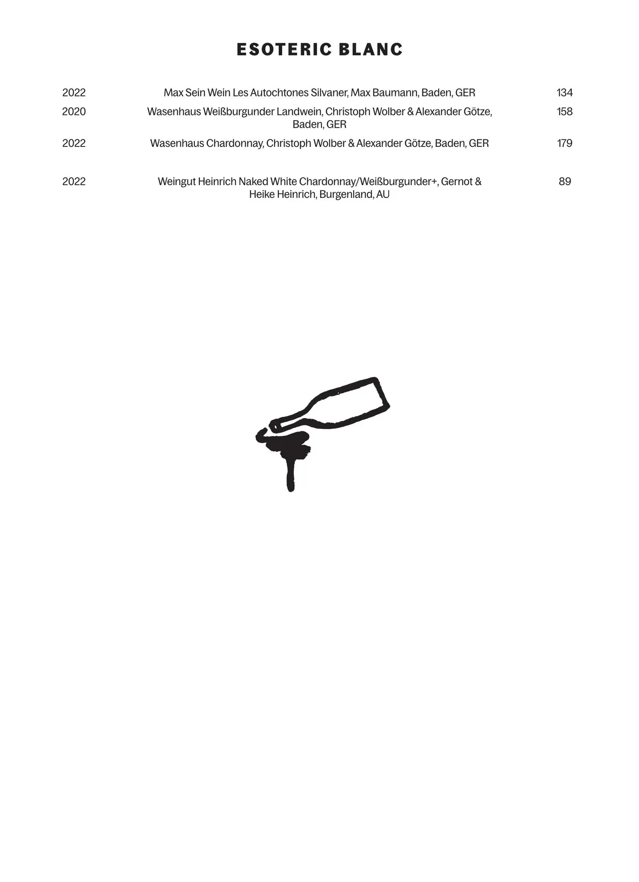 Bistro Grenier menu, page 18