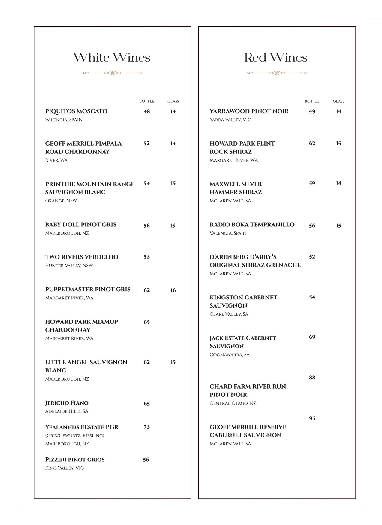 Spiced at Barangaroo menu, page 6