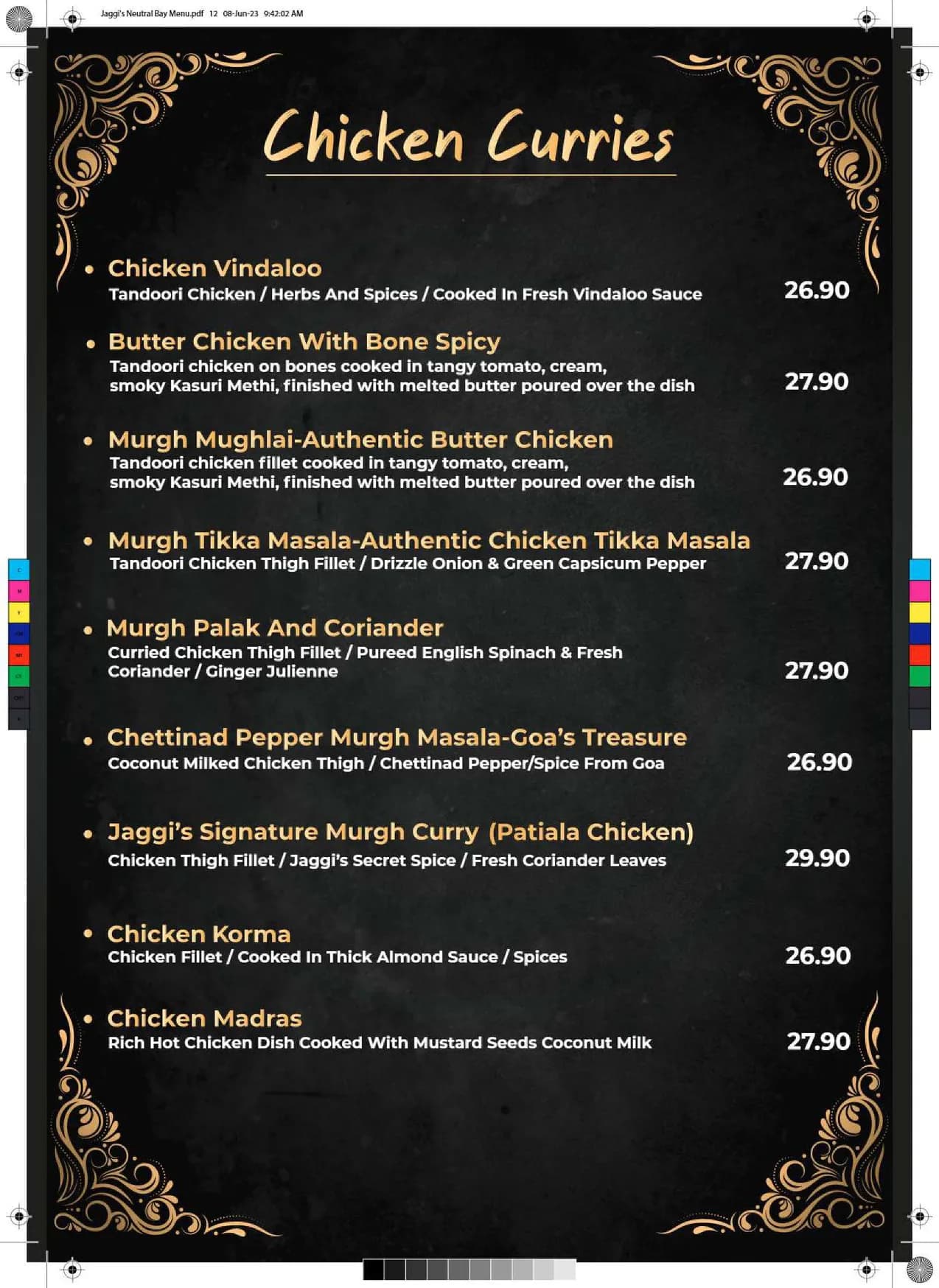 Jaggi’s Indian Eatery menu, page 8