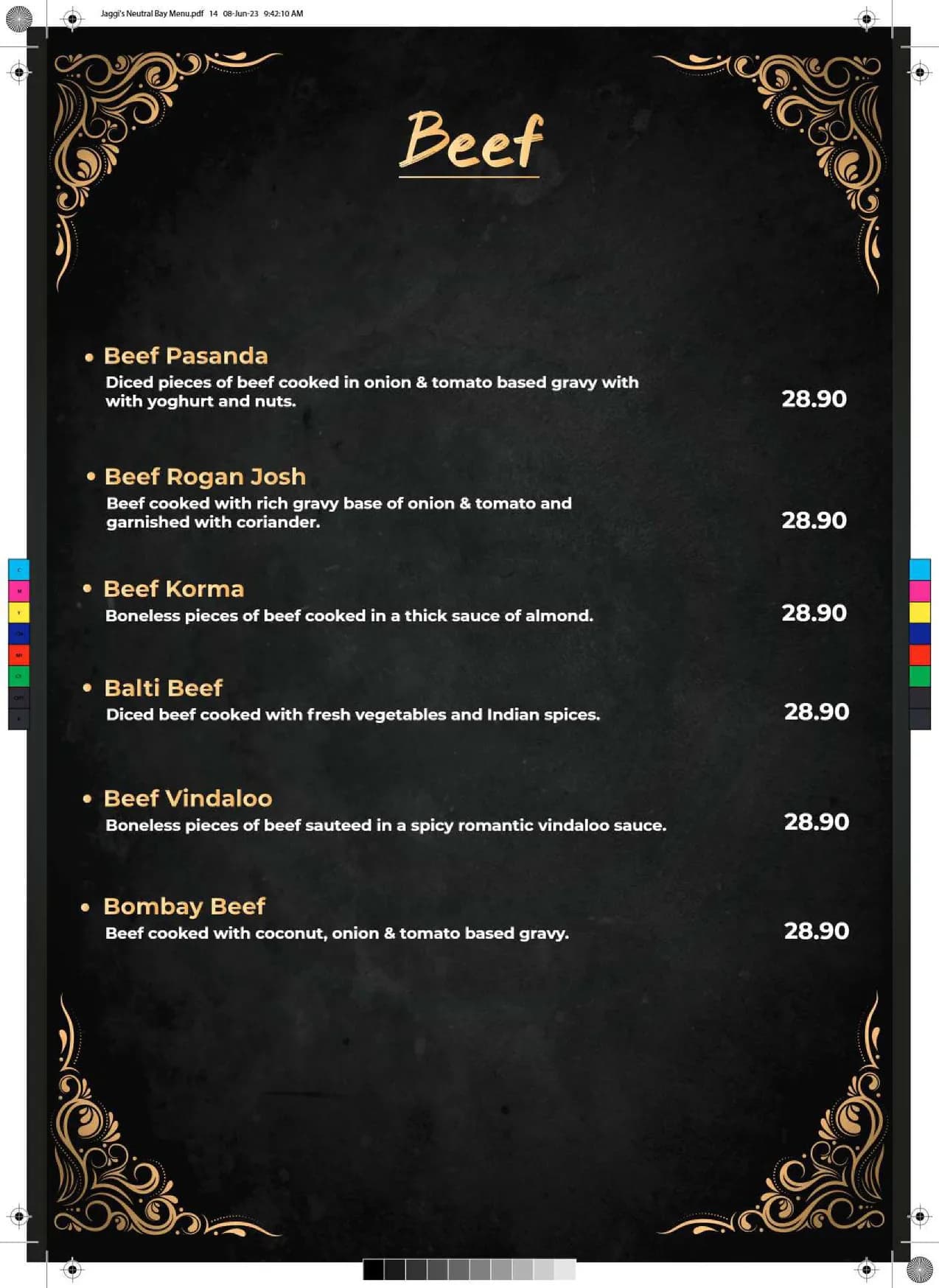 Jaggi’s Indian Eatery menu, page 10