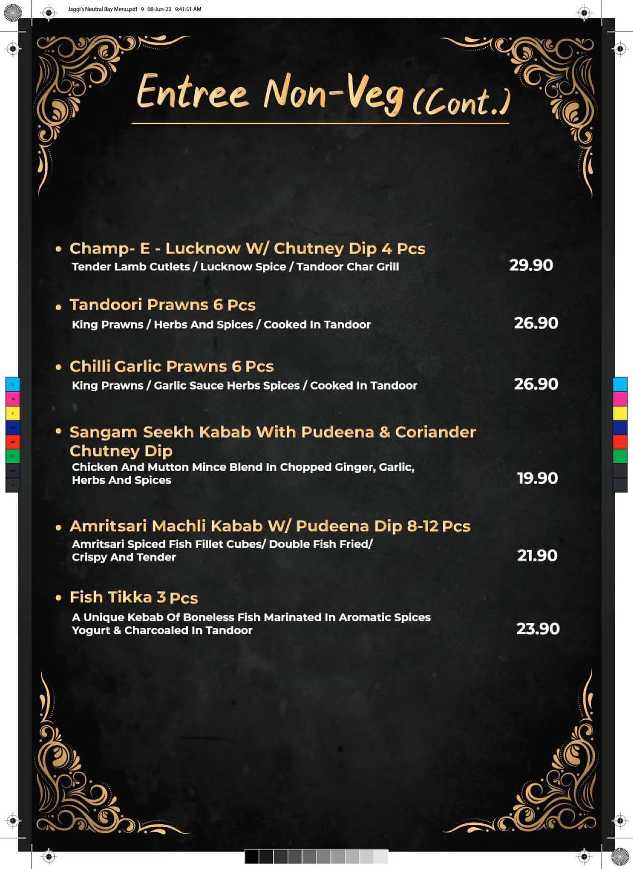 Jaggi’s Indian Eatery menu, page 5