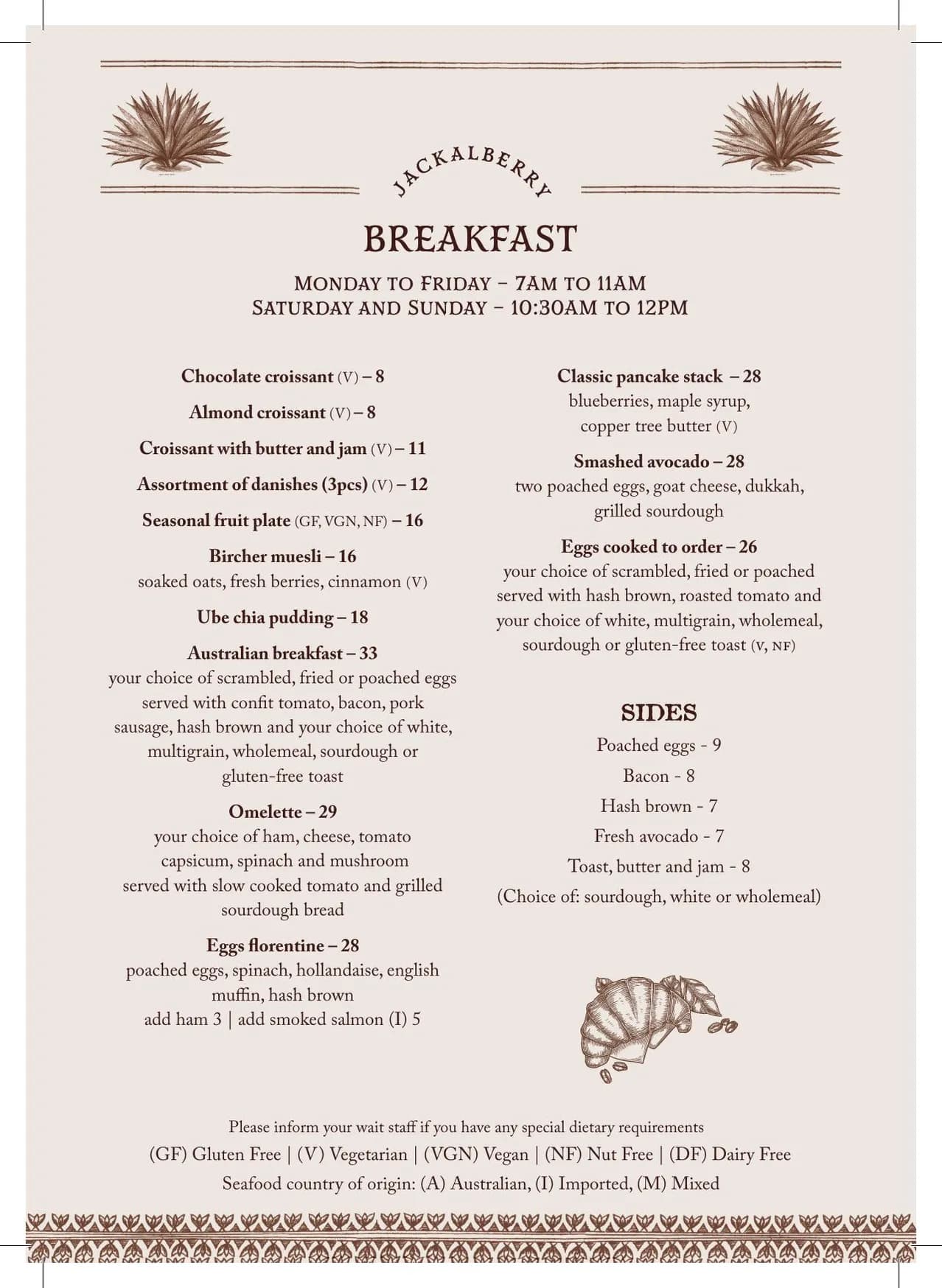 Jackalberry Bar & Restaurant menu, page 3