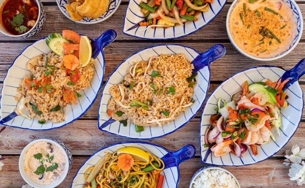 Enjoy Thai, Asian, Vegetarian, Vegetarian options, Vegan Options, Gluten Free Options, Restaurant, Free Wifi, Wheelchair accessible, Child-Friendly, $$, Families and Groups cuisine at Worongary Thai Restaurant in Worongary, Gold Coast