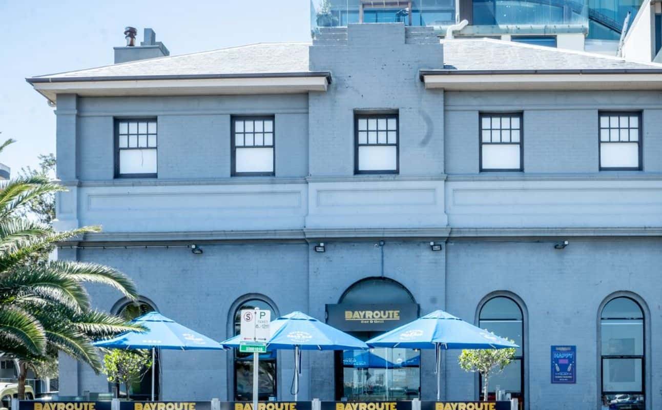 Enjoy Australian, Mediterranean, Vegan options, Restaurant, Cocktail bar, Wine bar, Cafe, Free wifi, $$$$, Groups, Special occasion, Date night, Views and Business meetings cuisine at Bayroute Bar and Grill in Port Melbourne, Melbourne