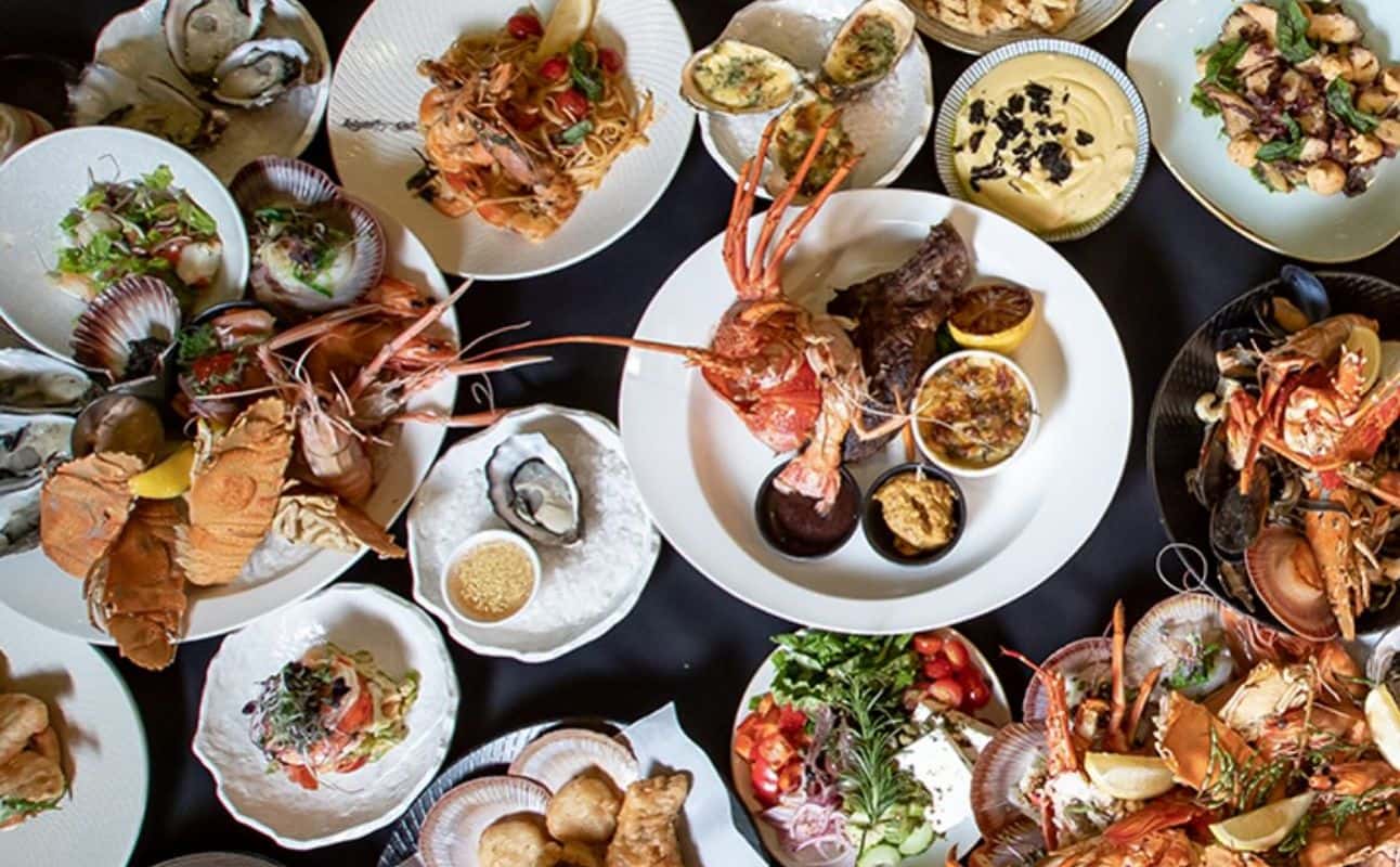 Enjoy Seafood, Vegan options, Vegetarian options, Gluten Free options, Restaurant, Street parking, Indoor & outdoor seating, Highchairs available, Wheelchair accessible, Table service, $$$$, Families and Groups cuisine at Lobster Cave in Beaumaris, Melbourne