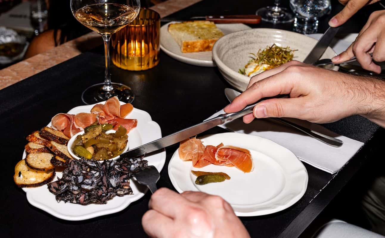 Enjoy European, Small plates, Dairy free options, Vegan options, Vegetarian options, Gluten Free options, Cocktail bar, Wine bar, Indoor & outdoor seating, Table service, $$, Date night, Wine bar, Hidden gems and Special occasion cuisine at Adela Wine Bar in Albion, Brisbane