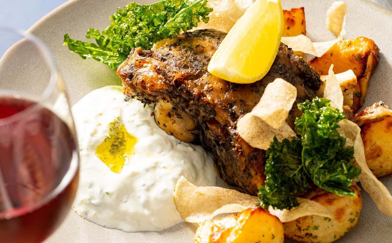 Enjoy Greek, Mediterranean, Vegetarian options, Cocktail bar, Indoor & outdoor seating, Street parking, $$$$, Families and Groups cuisine at Xenia Grill Main Beach in Main Beach, Gold Coast