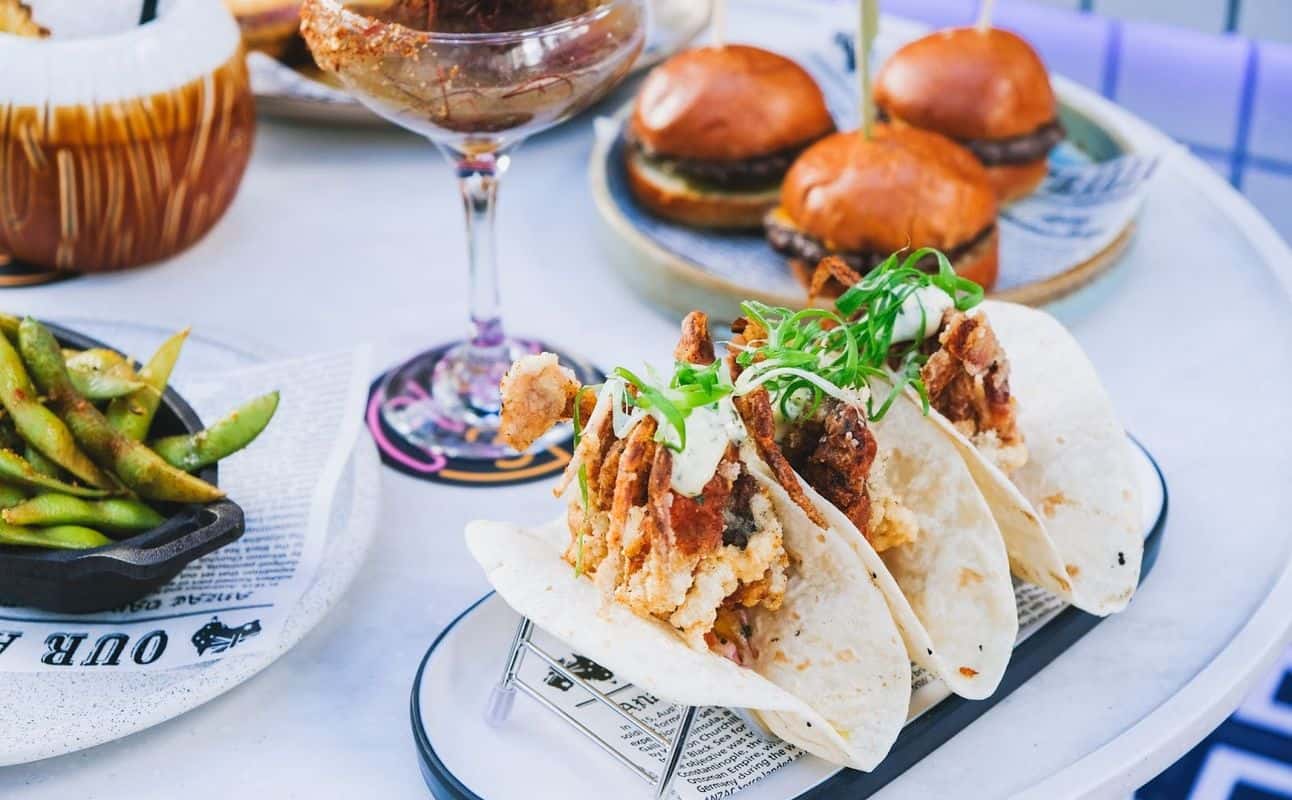 Enjoy Pub Food cuisine at Above 319 Rooftop in Darling Harbour, Sydney