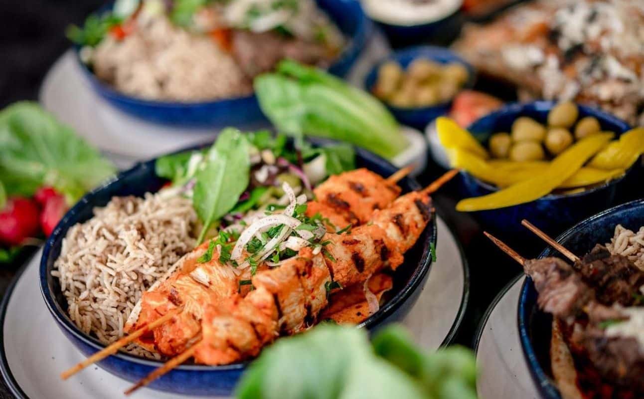 Enjoy Lebanese, Vegetarian options, Restaurant, Indoor & outdoor seating, $$$$, Groups and Families cuisine at Mashawi Beirut in Morley, Perth